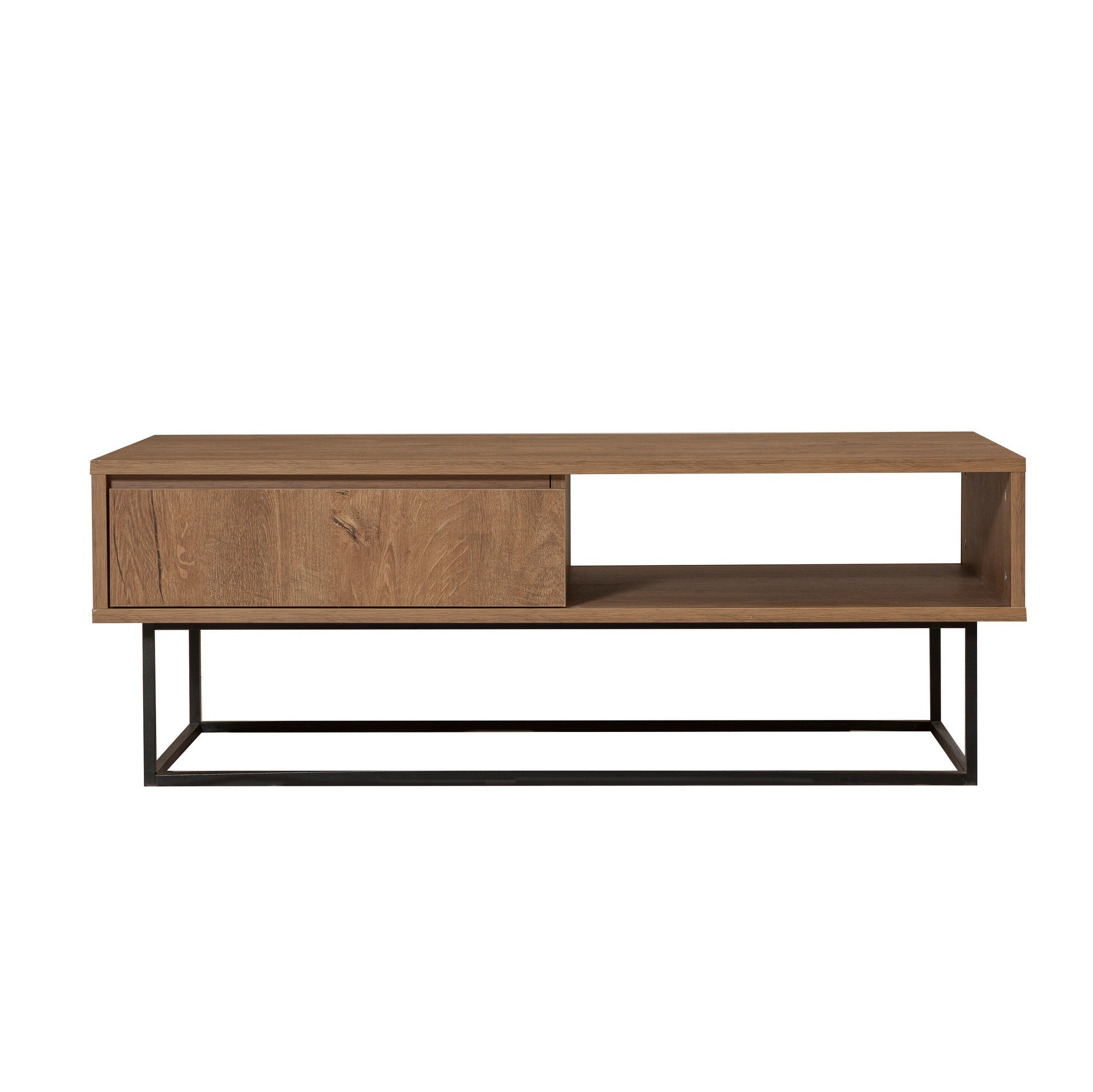 Dale in Walnuss Schwarz präsentiert im Onlineshop von KAQTU Design AG. Beistelltisch ist von Hanah Home