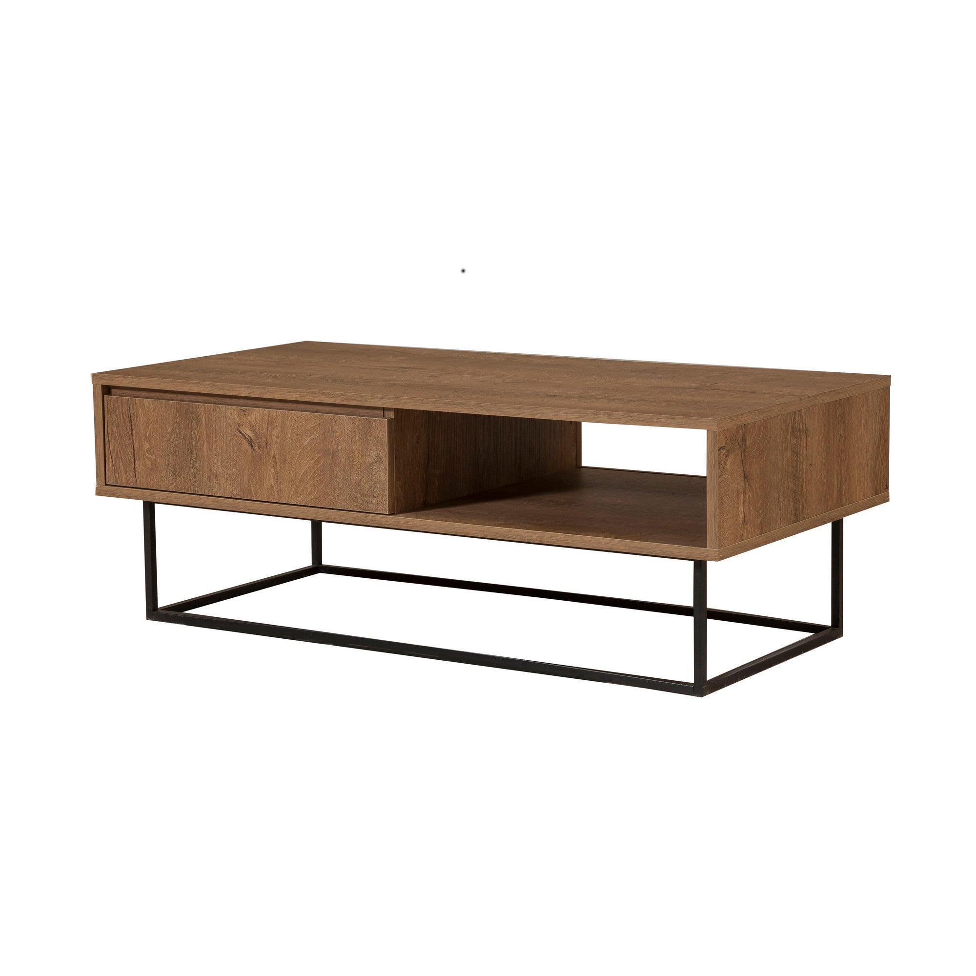 Dale in Walnuss Schwarz präsentiert im Onlineshop von KAQTU Design AG. Beistelltisch ist von Hanah Home