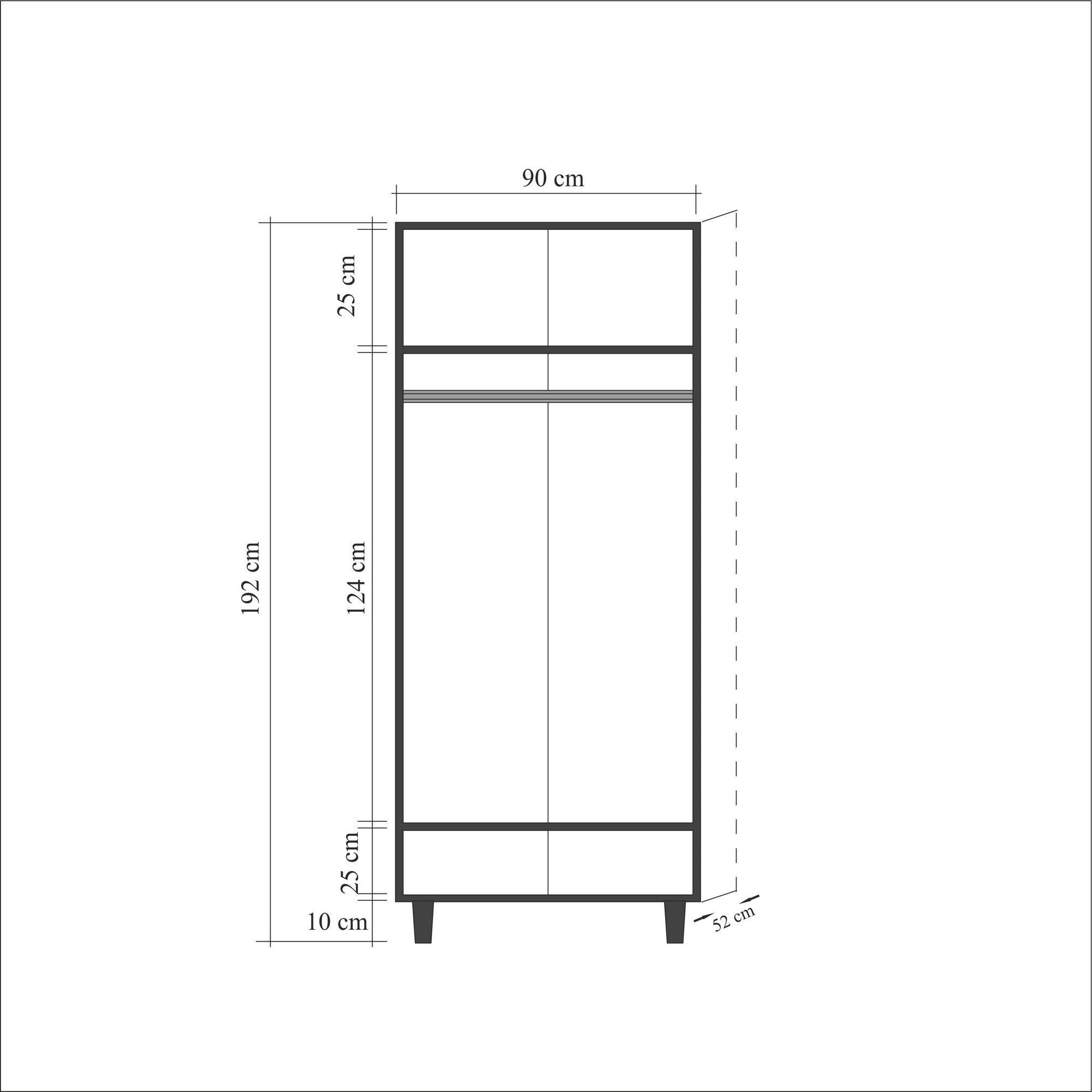 Stil - 727 in Sonoma Eiche präsentiert im Onlineshop von KAQTU Design AG. Garderobe ist von Hanah Home