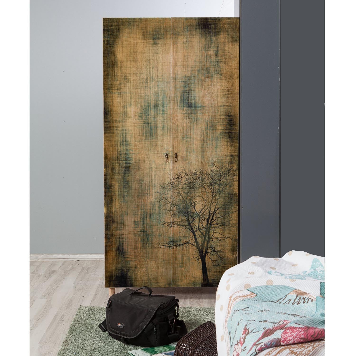 Stil - 729 in Sonoma Eiche präsentiert im Onlineshop von KAQTU Design AG. Garderobe ist von Hanah Home
