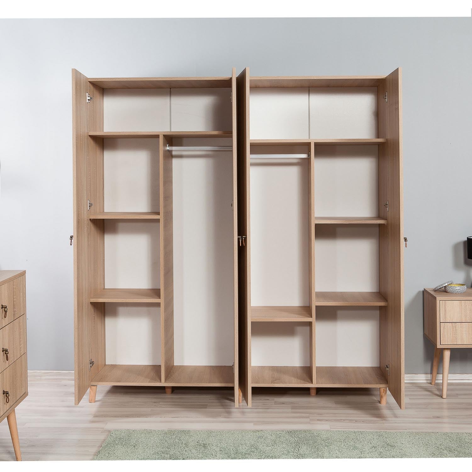 İmaj-120 in Sonoma Eiche präsentiert im Onlineshop von KAQTU Design AG. Garderobe ist von Hanah Home