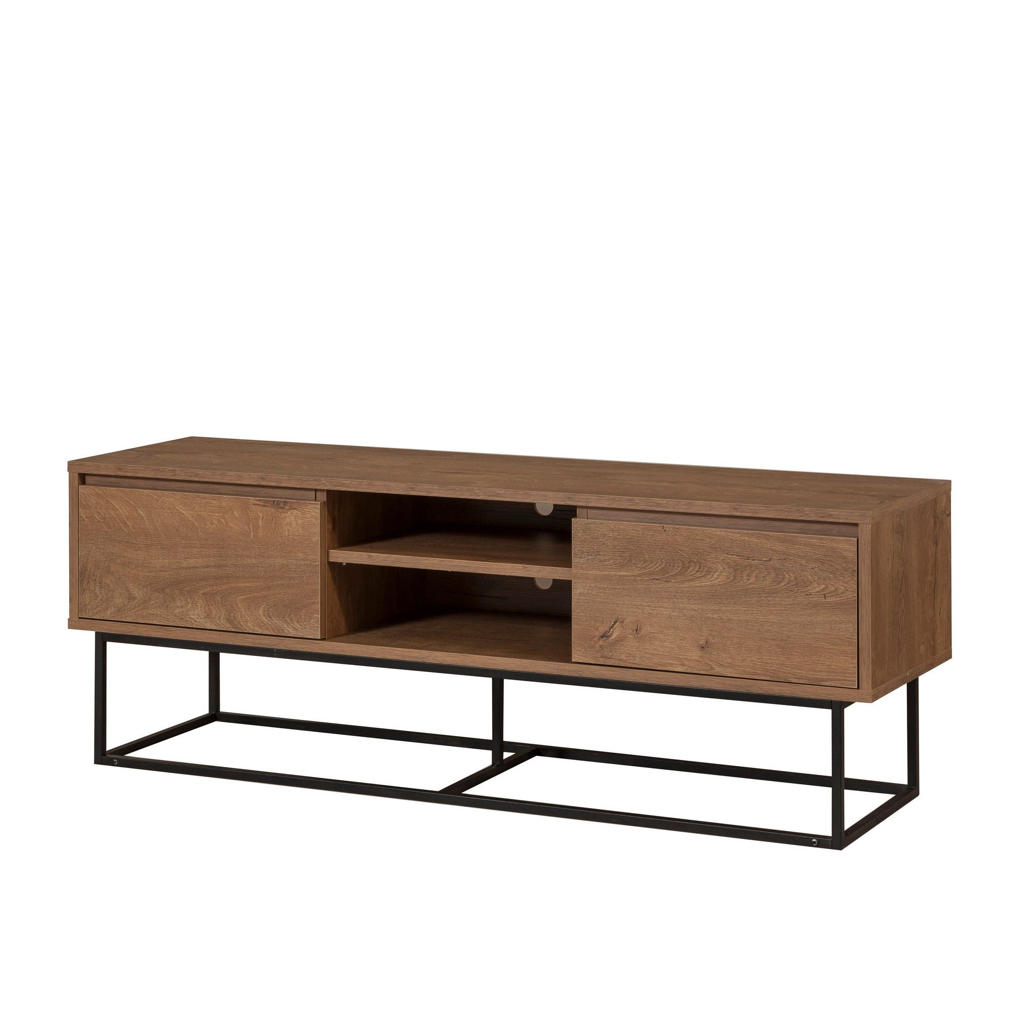 Rodez 140 in Walnuss Schwarz präsentiert im Onlineshop von KAQTU Design AG. Sideboard ist von Hanah Home