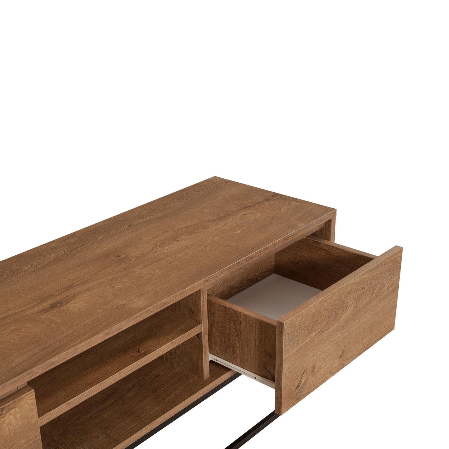 Rodez 140 in Walnuss Schwarz präsentiert im Onlineshop von KAQTU Design AG. Sideboard ist von Hanah Home