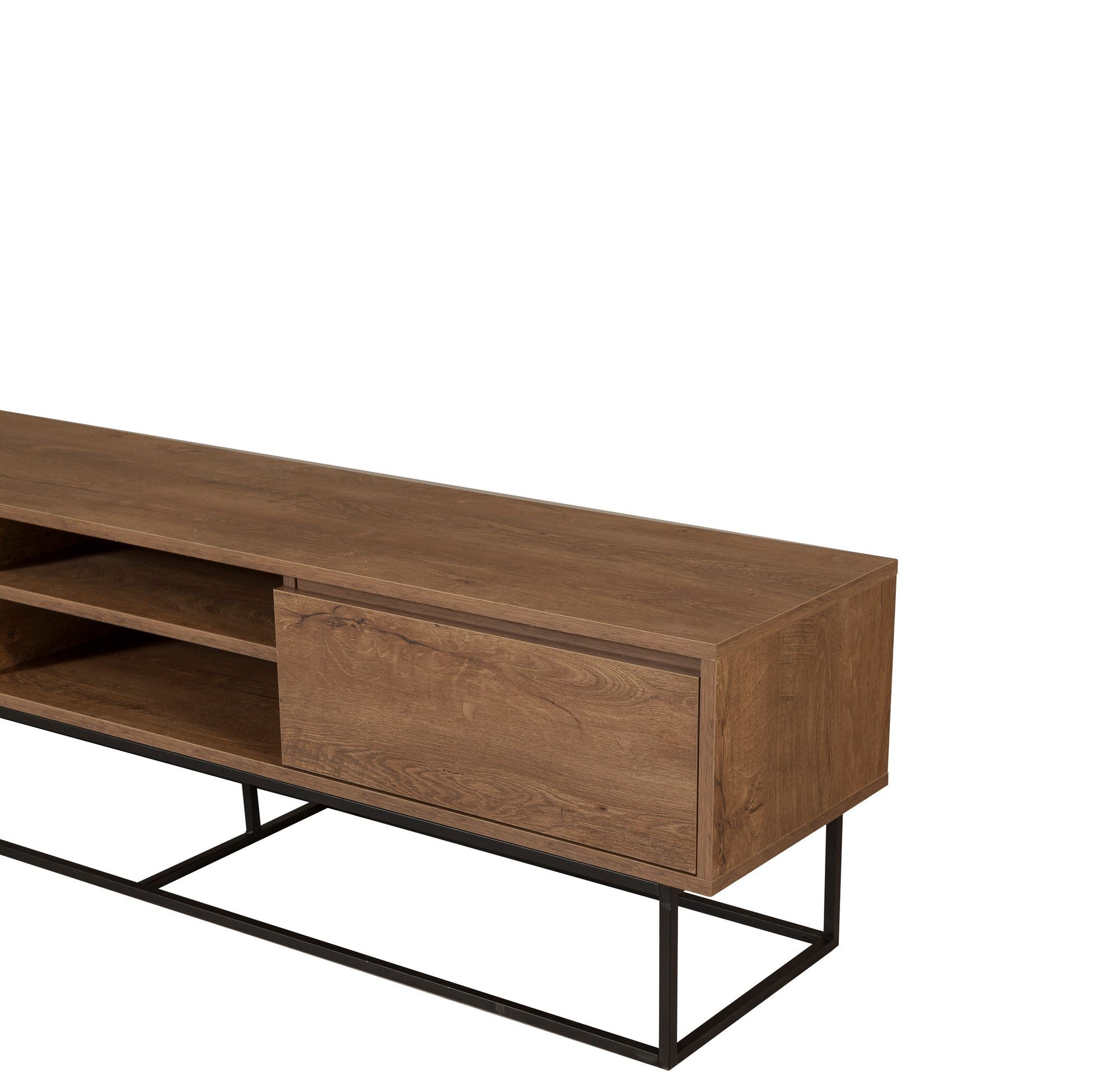 Rodez 180 in Walnuss Schwarz präsentiert im Onlineshop von KAQTU Design AG. Sideboard ist von Hanah Home