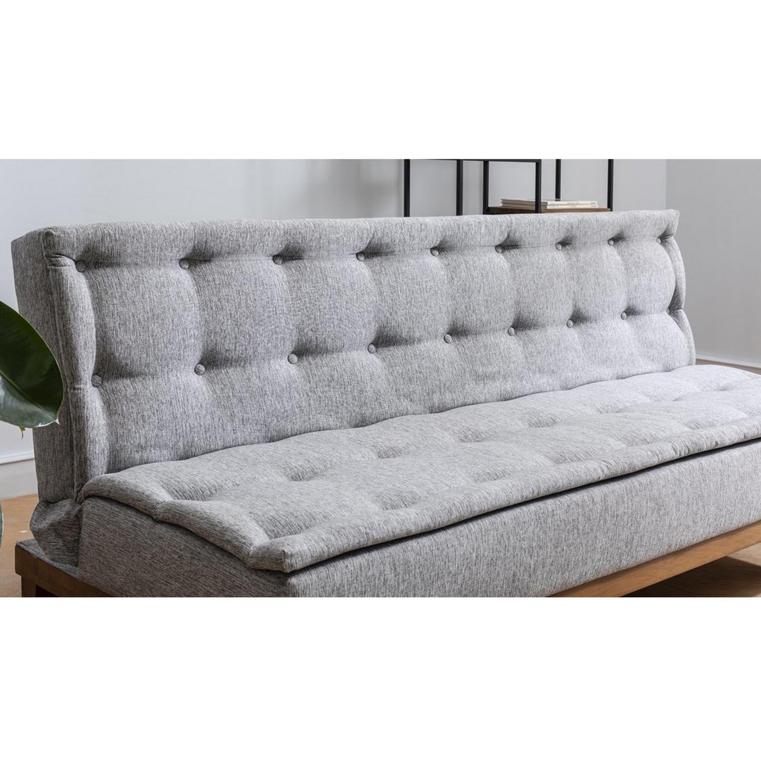 Fuoco - Grey in Grau präsentiert im Onlineshop von KAQTU Design AG. Bettsofa ist von Atelier Del Sofa