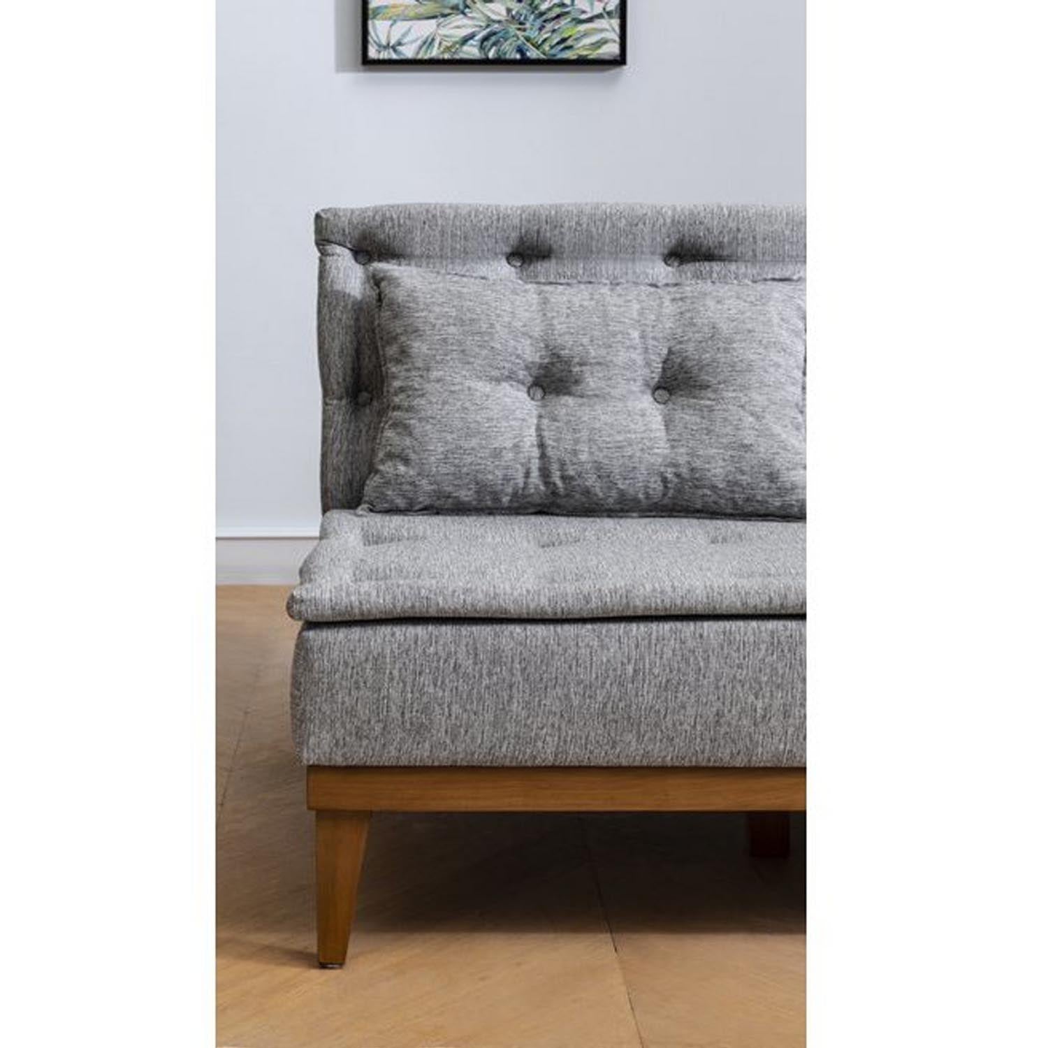 Fuoco - Grey in Grau präsentiert im Onlineshop von KAQTU Design AG. Bettsofa ist von Atelier Del Sofa