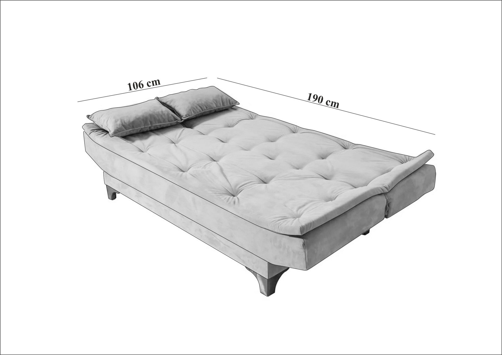 Kelebek - Rock in Felsen präsentiert im Onlineshop von KAQTU Design AG. Bettsofa ist von Atelier Del Sofa