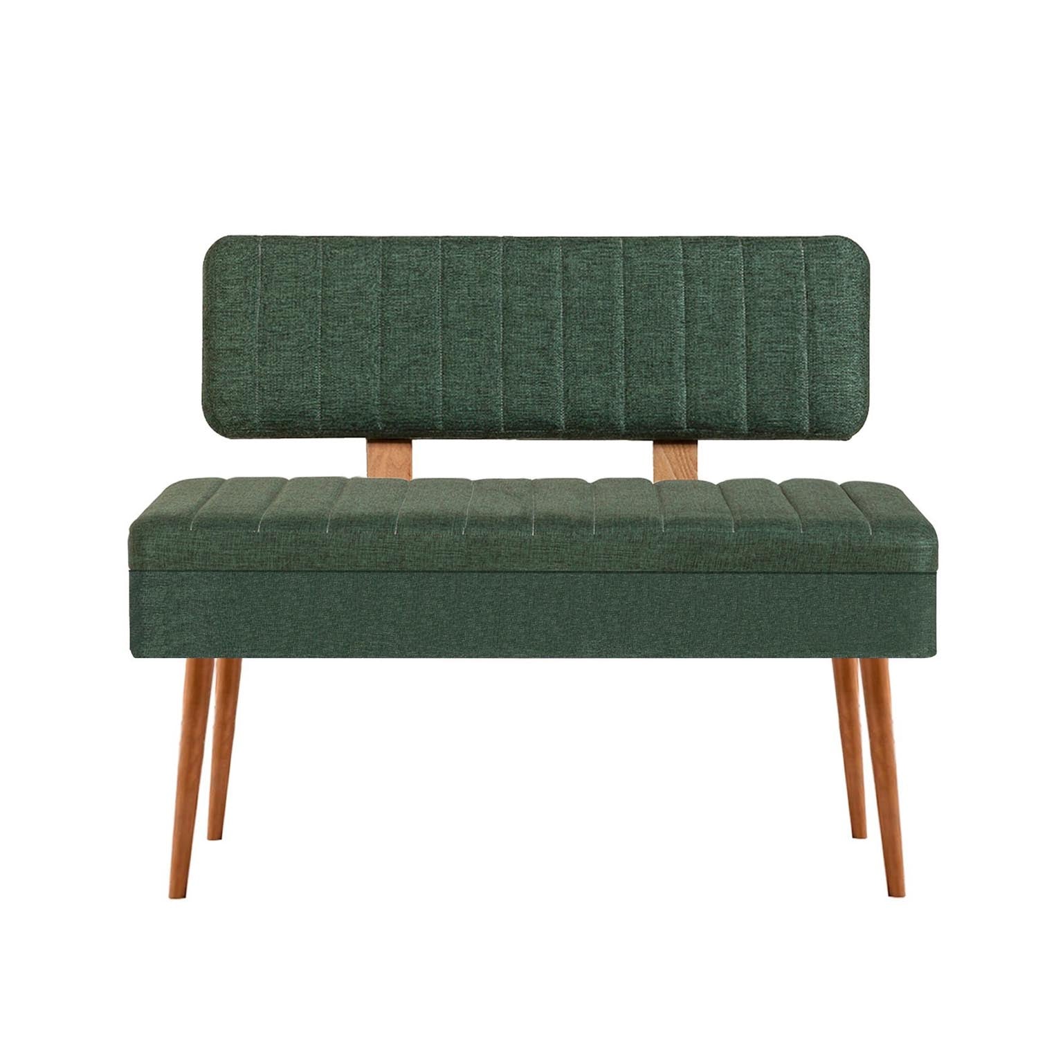 Vina 1070 - 1 - Green, Atlantic in Atlantische Kiefer Grün präsentiert im Onlineshop von KAQTU Design AG. Sitzbank ist von Hanah Home