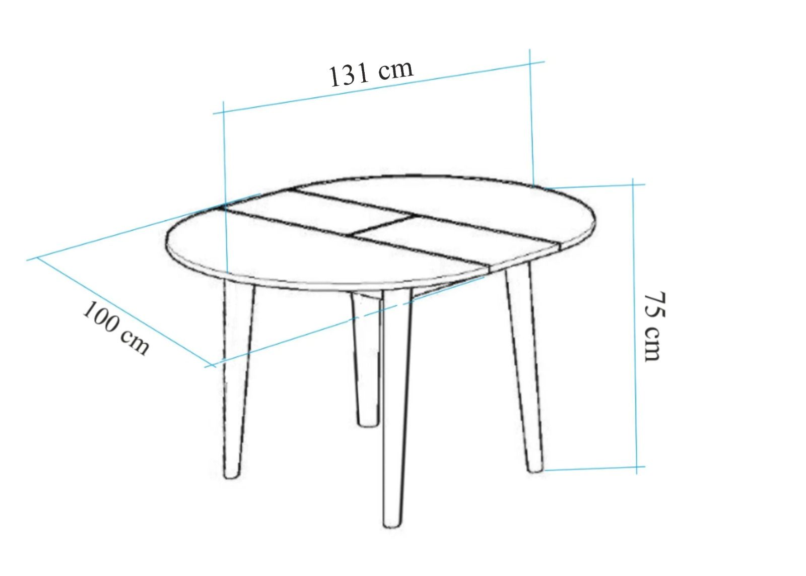 Vina 139 - White in Weiss präsentiert im Onlineshop von KAQTU Design AG. Esstisch ist von Hanah Home