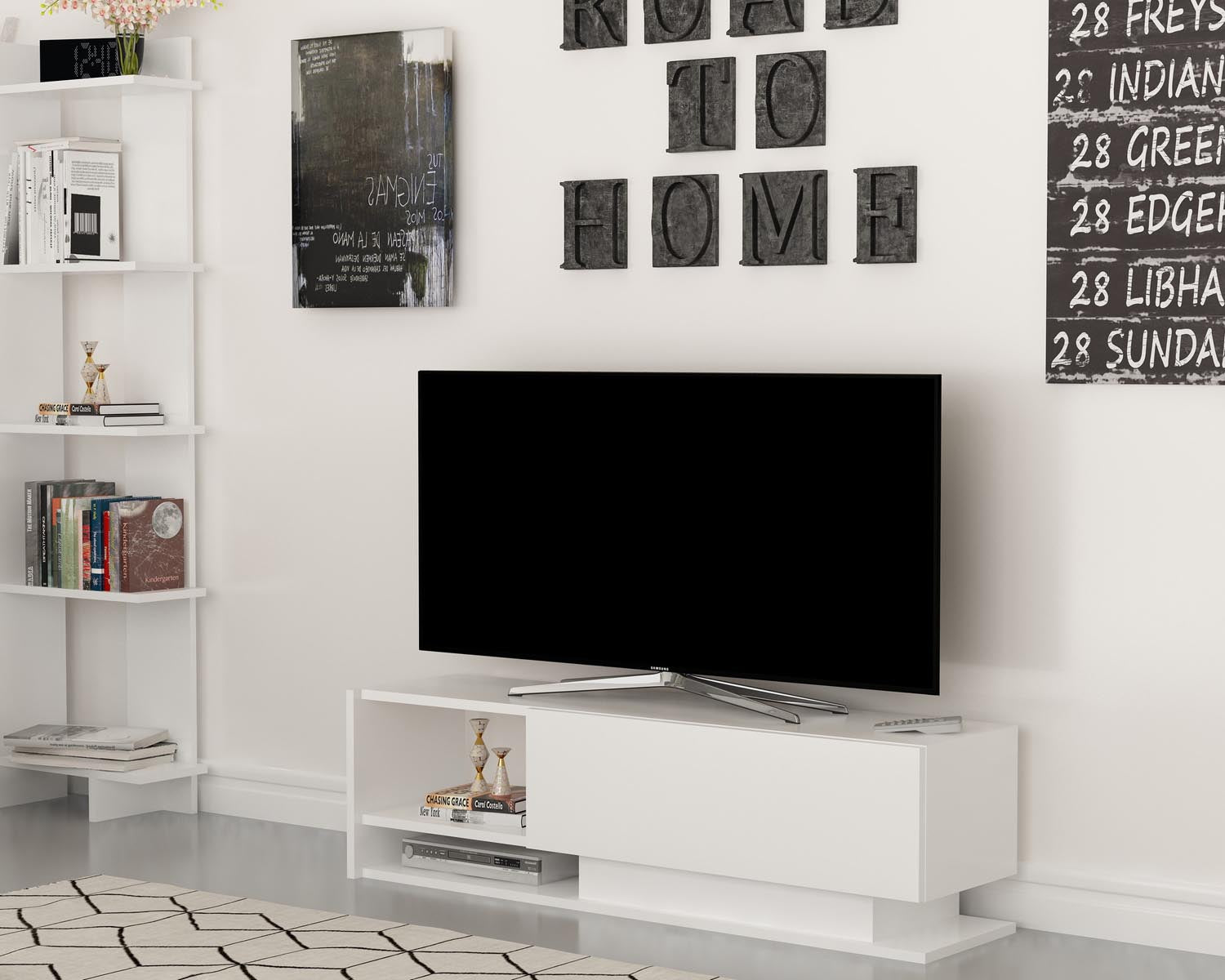Damla in Weiss präsentiert im Onlineshop von KAQTU Design AG. Sideboard ist von Hanah Home