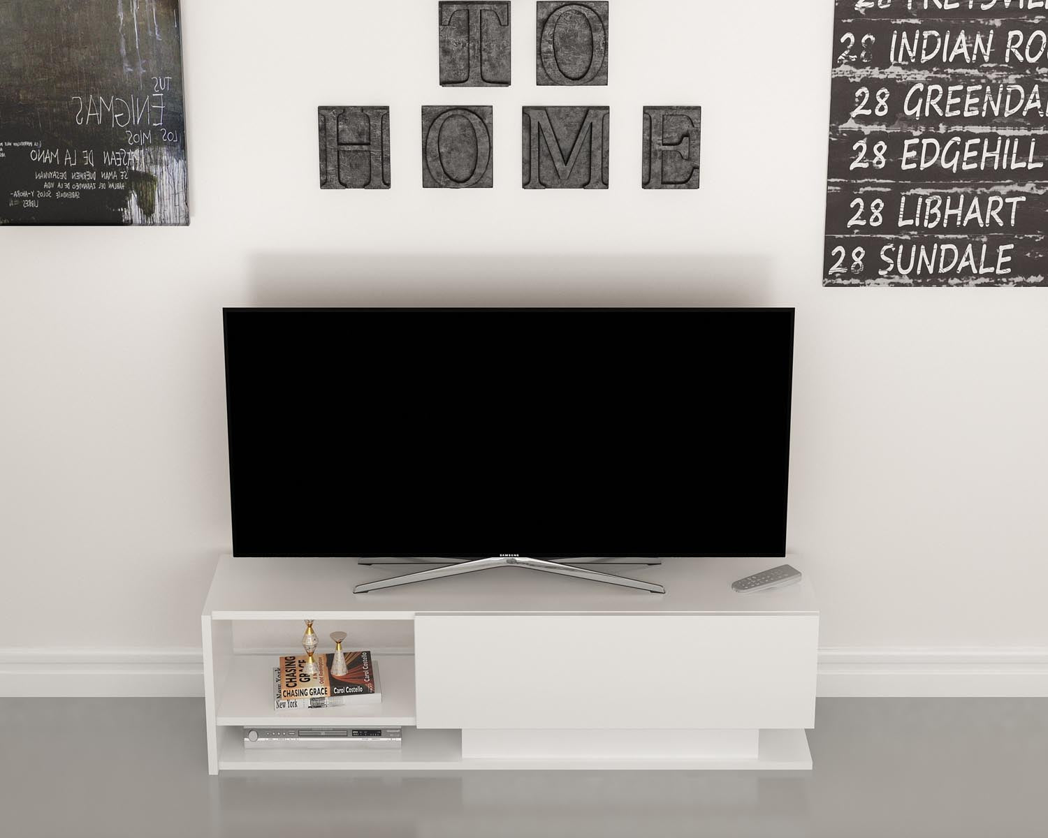Damla in Weiss präsentiert im Onlineshop von KAQTU Design AG. Sideboard ist von Hanah Home