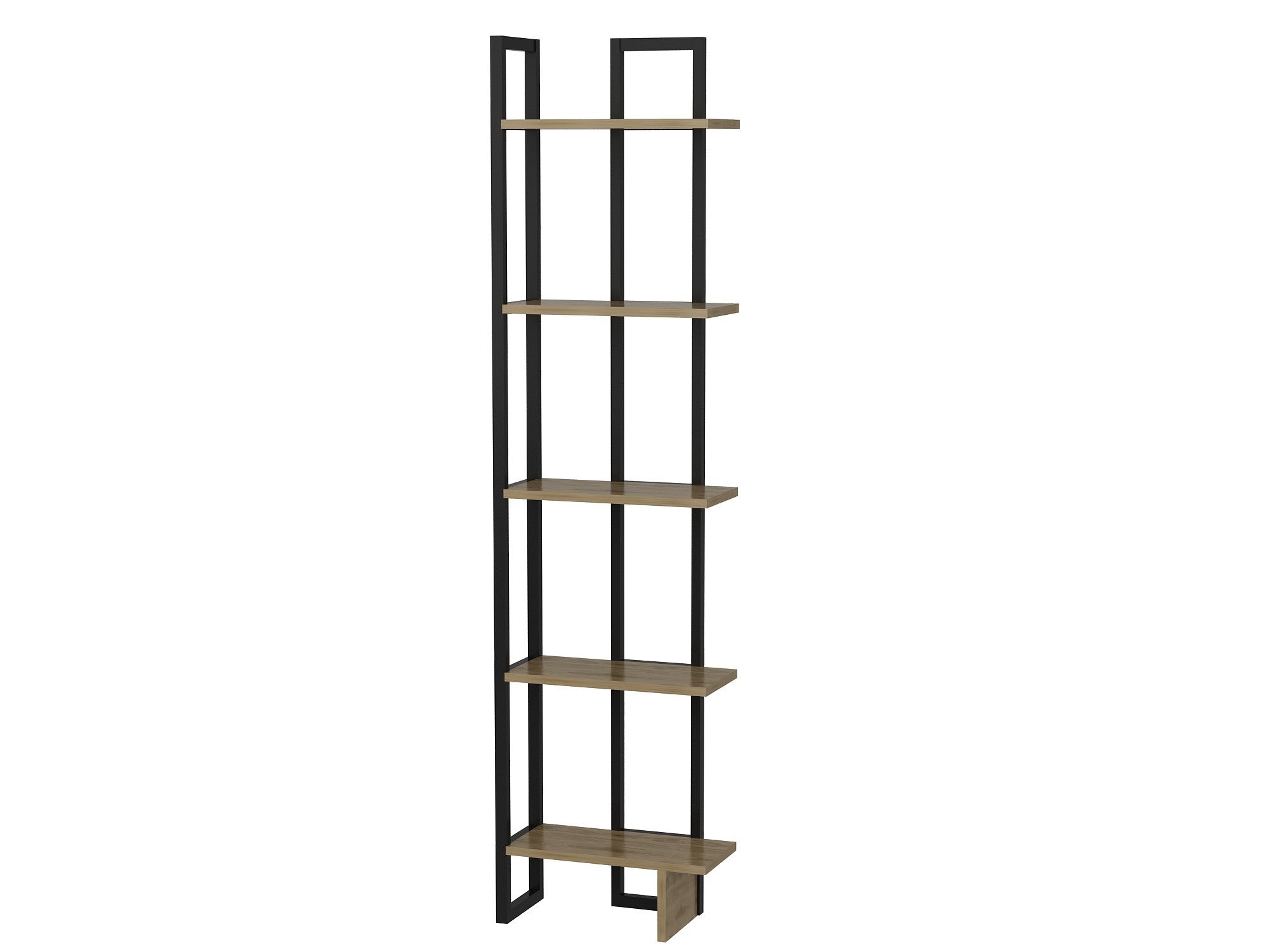 Alice - Black, Ud in Eiche Schwarz präsentiert im Onlineshop von KAQTU Design AG. Bücherregal ist von Hanah Home