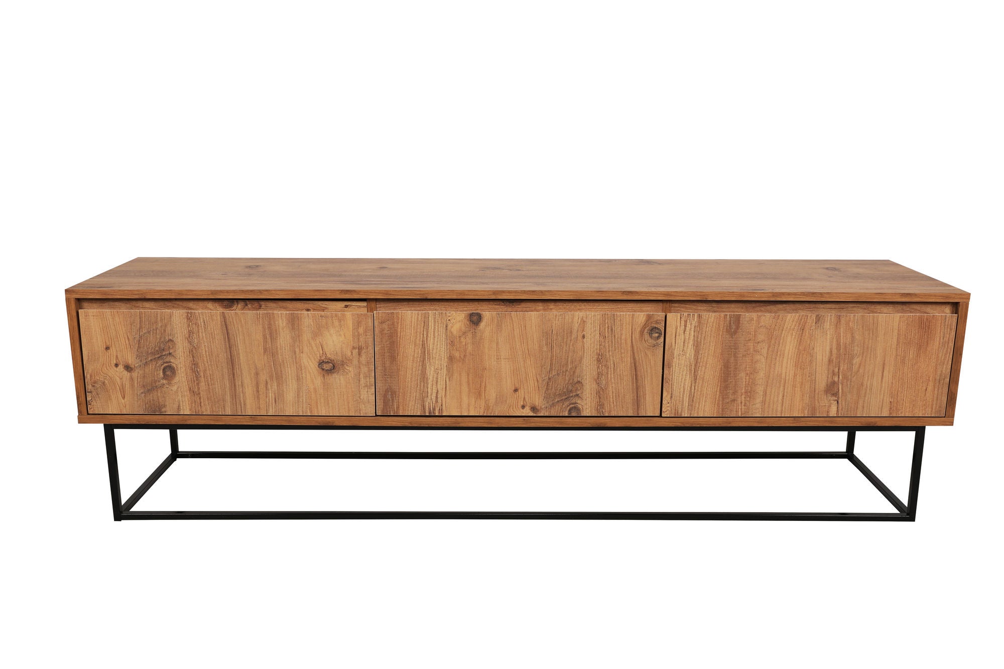 Lupin 180 - Walnut in Walnuss Schwarz präsentiert im Onlineshop von KAQTU Design AG. Sideboard ist von Hanah Home