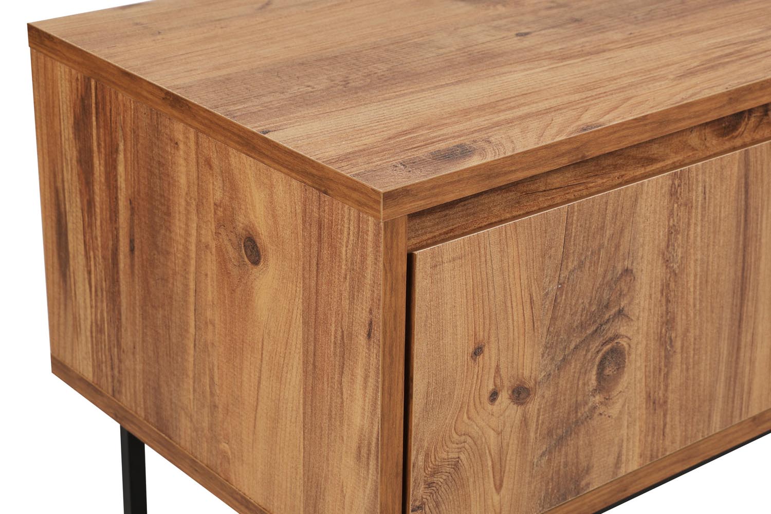 Lupin 180 - Walnut in Walnuss Schwarz präsentiert im Onlineshop von KAQTU Design AG. Sideboard ist von Hanah Home