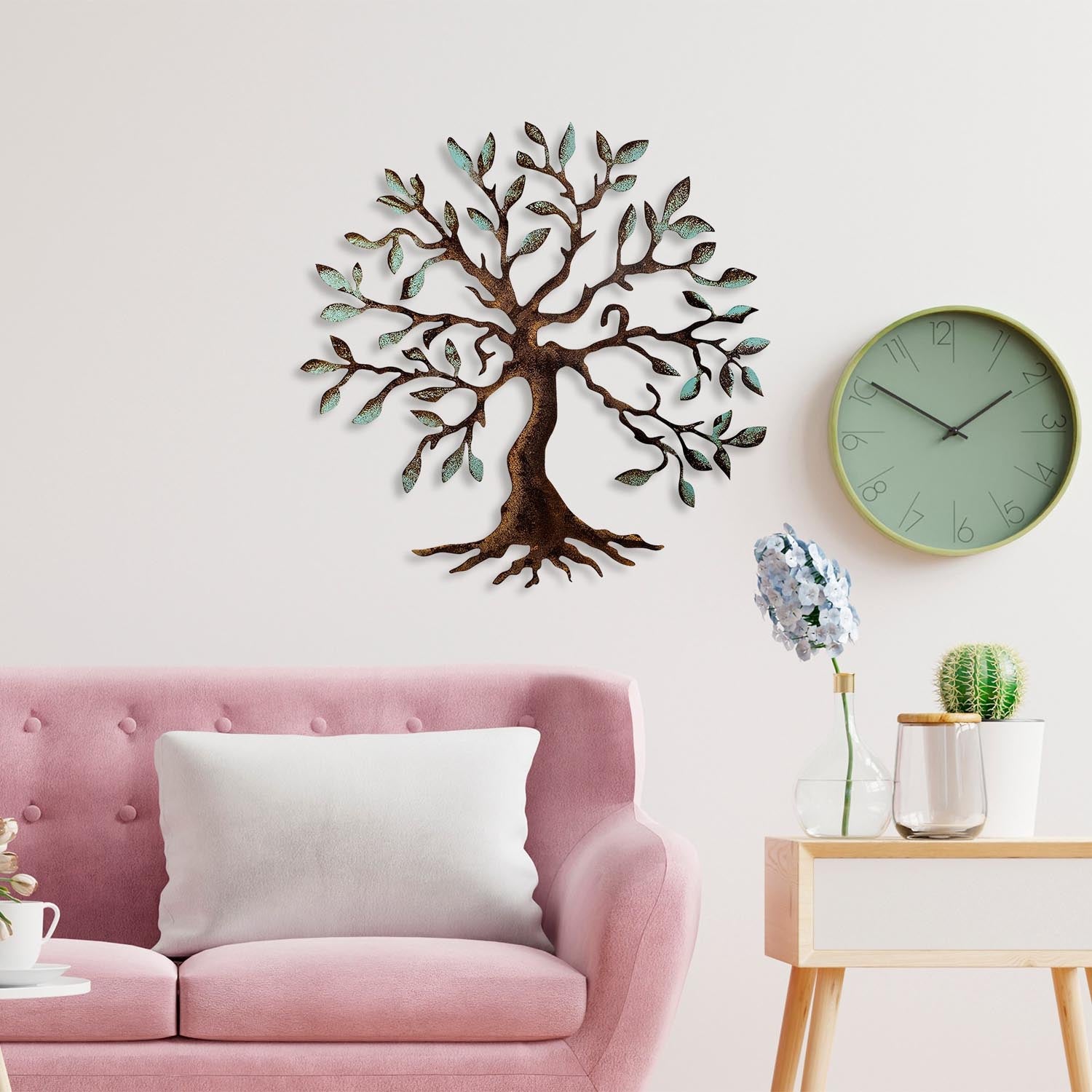 Tree - 1 in Mehrfarbig präsentiert im Onlineshop von KAQTU Design AG. Wanddeko ist von Wallity