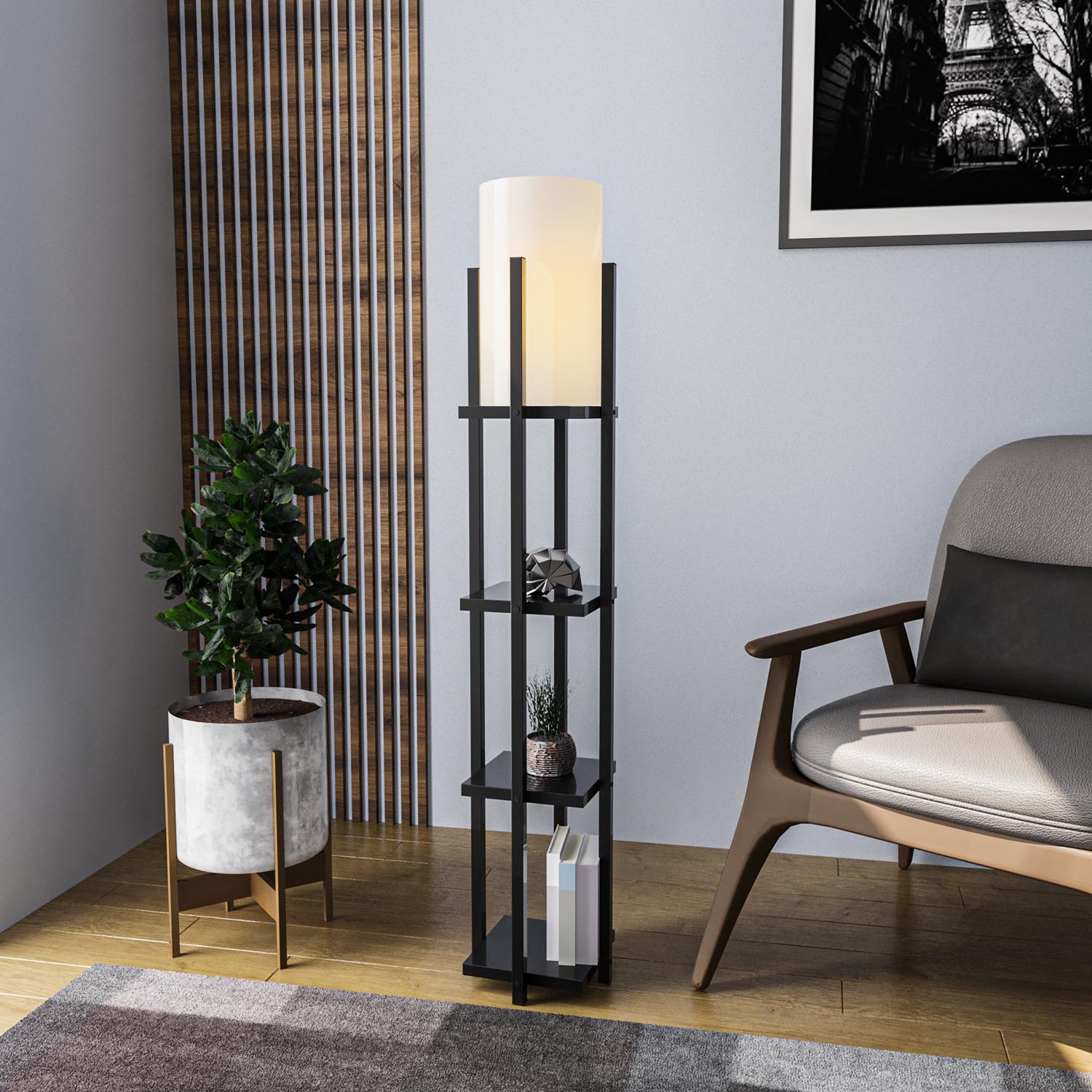 Shelf Lamp Established - Black