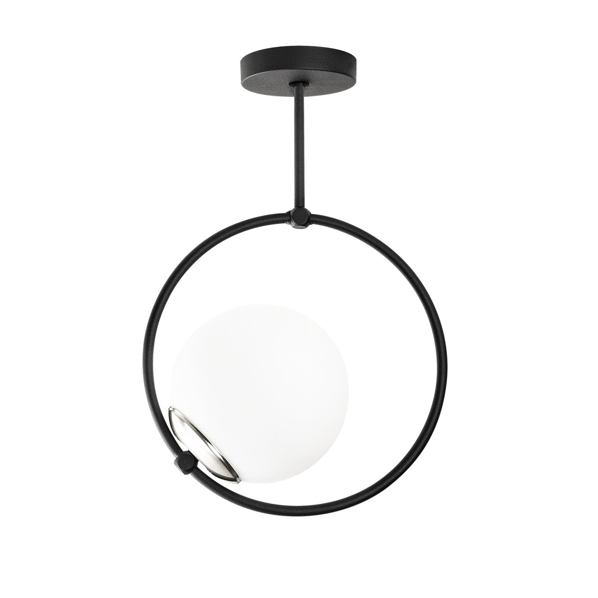 Dolunay Pendellampe - Schwarz Weiss in Schwarz Weiss präsentiert im Onlineshop von KAQTU Design AG. Pendelleuchte ist von Opviq