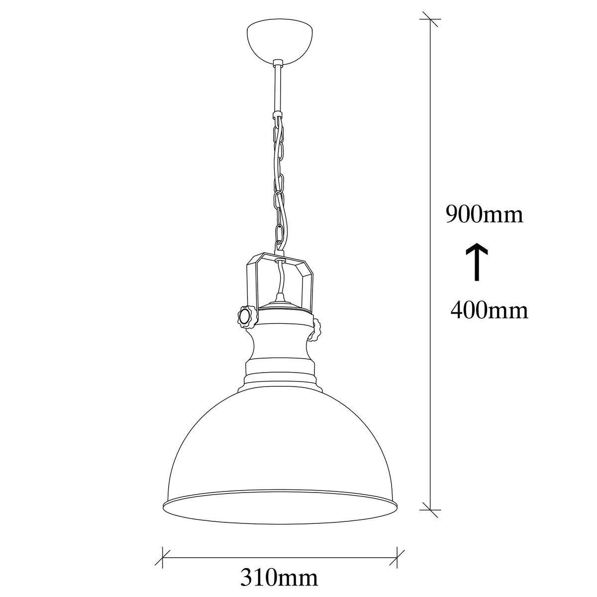 Sağlam Pendellampe - Antik in Antik präsentiert im Onlineshop von KAQTU Design AG. Pendelleuchte ist von Opviq