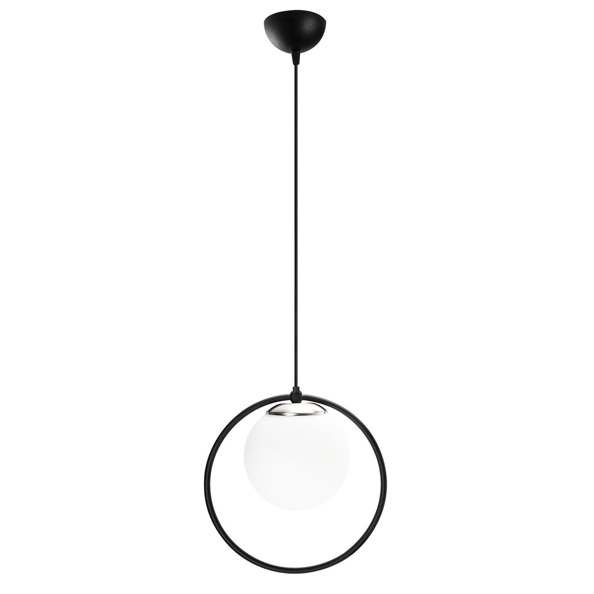 Dolunay Pendellampe - Schwarz Weiss in Schwarz Weiss präsentiert im Onlineshop von KAQTU Design AG. Pendelleuchte ist von Opviq