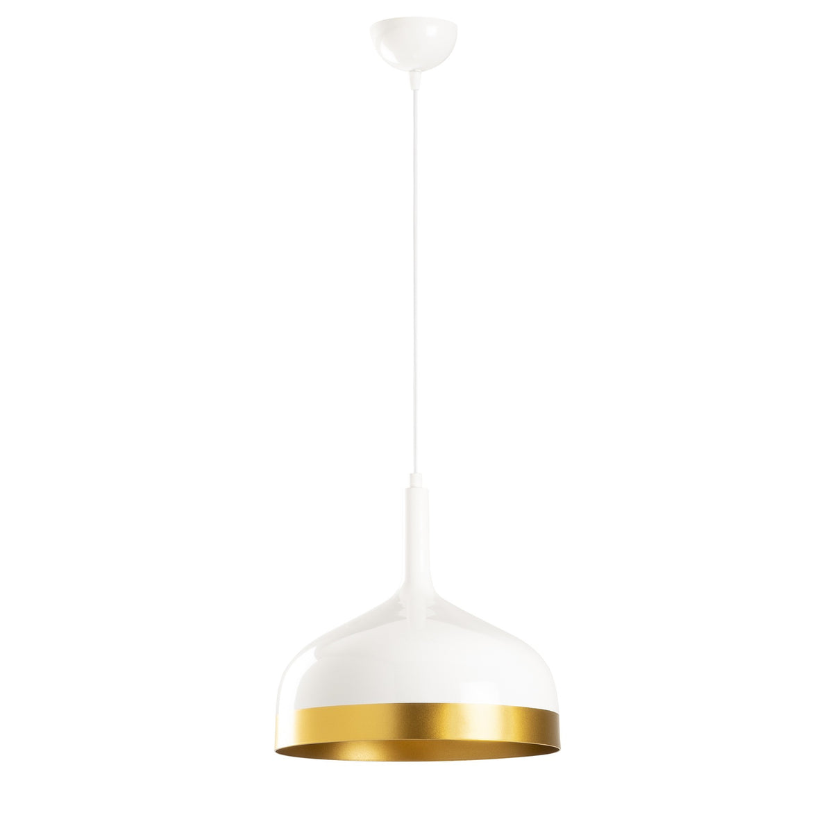 Sağlam Pendellampe - Weisses Gold in Weisses Gold präsentiert im Onlineshop von KAQTU Design AG. Pendelleuchte ist von Opviq