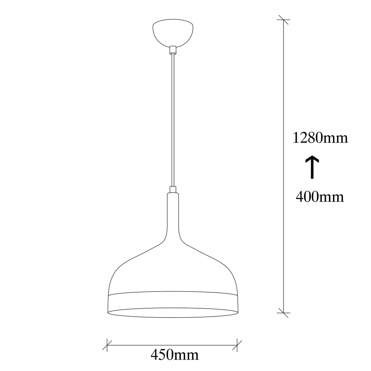 Sağlam Pendellampe - Weisses Gold in Weisses Gold präsentiert im Onlineshop von KAQTU Design AG. Pendelleuchte ist von Opviq