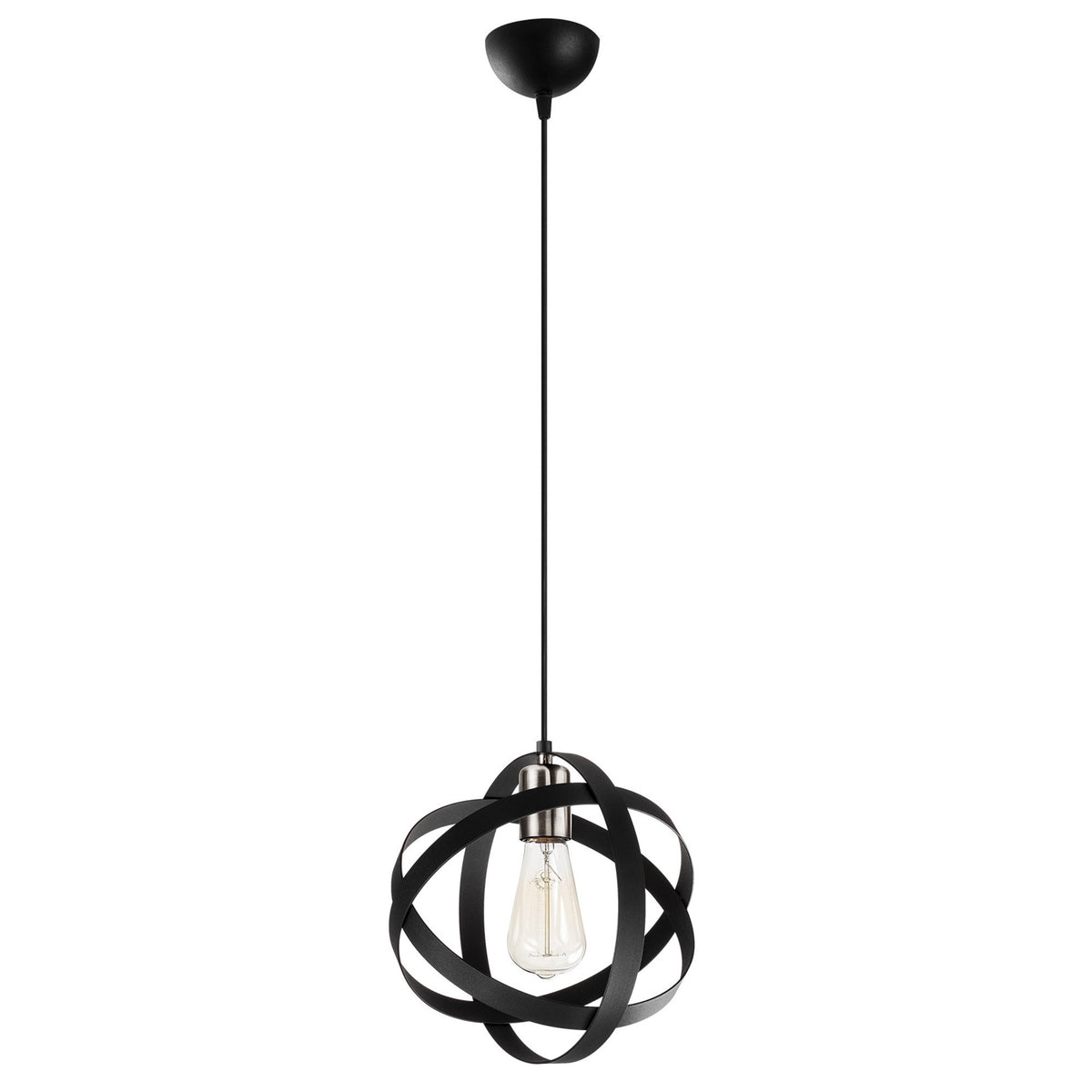 Gezegen Pendellampe - Schwarz Nickel in Schwarz Nickel präsentiert im Onlineshop von KAQTU Design AG. Pendelleuchte ist von Opviq