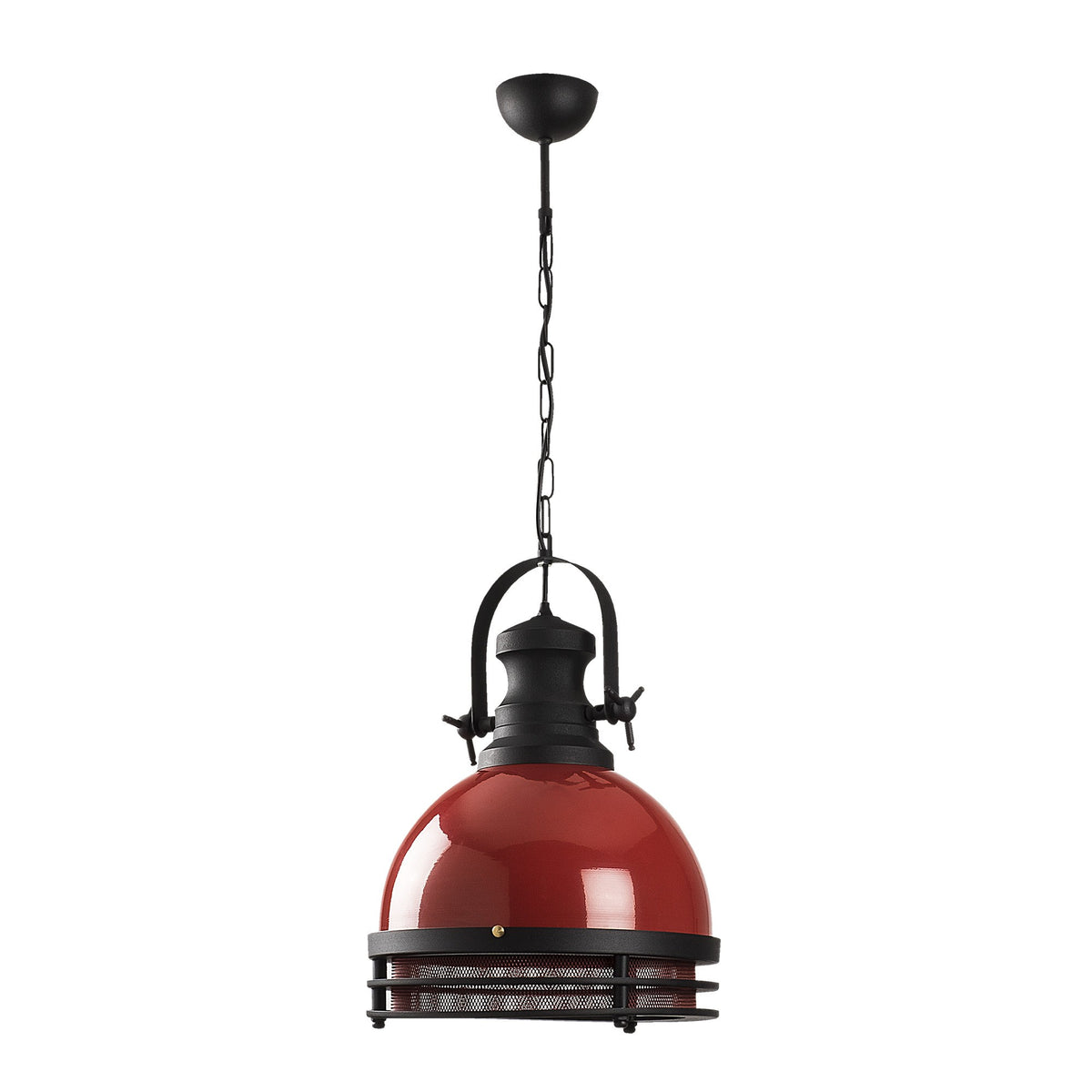 Sağlam Pendellampe - Rot Schwarz in Rot Schwarz präsentiert im Onlineshop von KAQTU Design AG. Pendelleuchte ist von Opviq