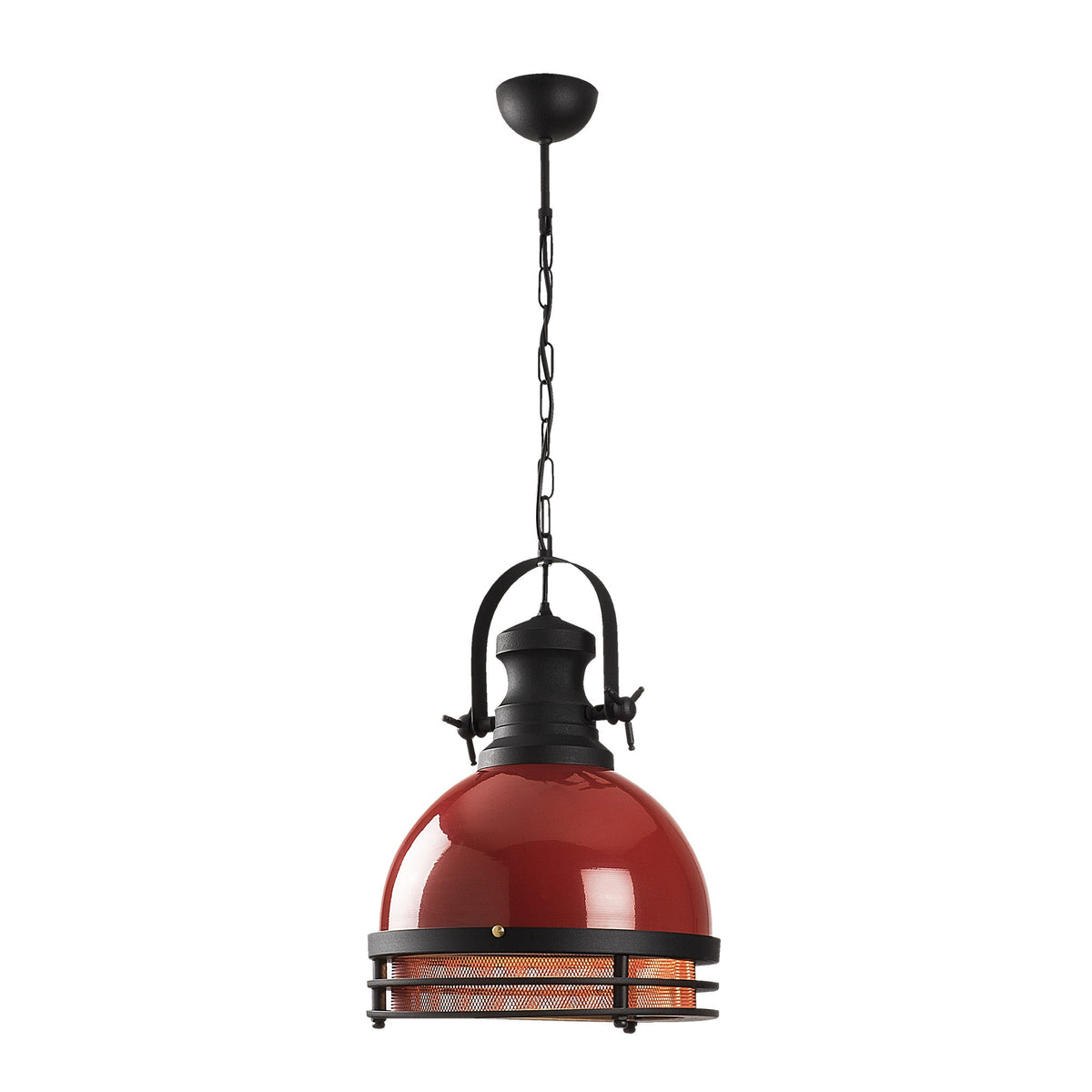 Sağlam Pendellampe - Rot Schwarz in Rot Schwarz präsentiert im Onlineshop von KAQTU Design AG. Pendelleuchte ist von Opviq