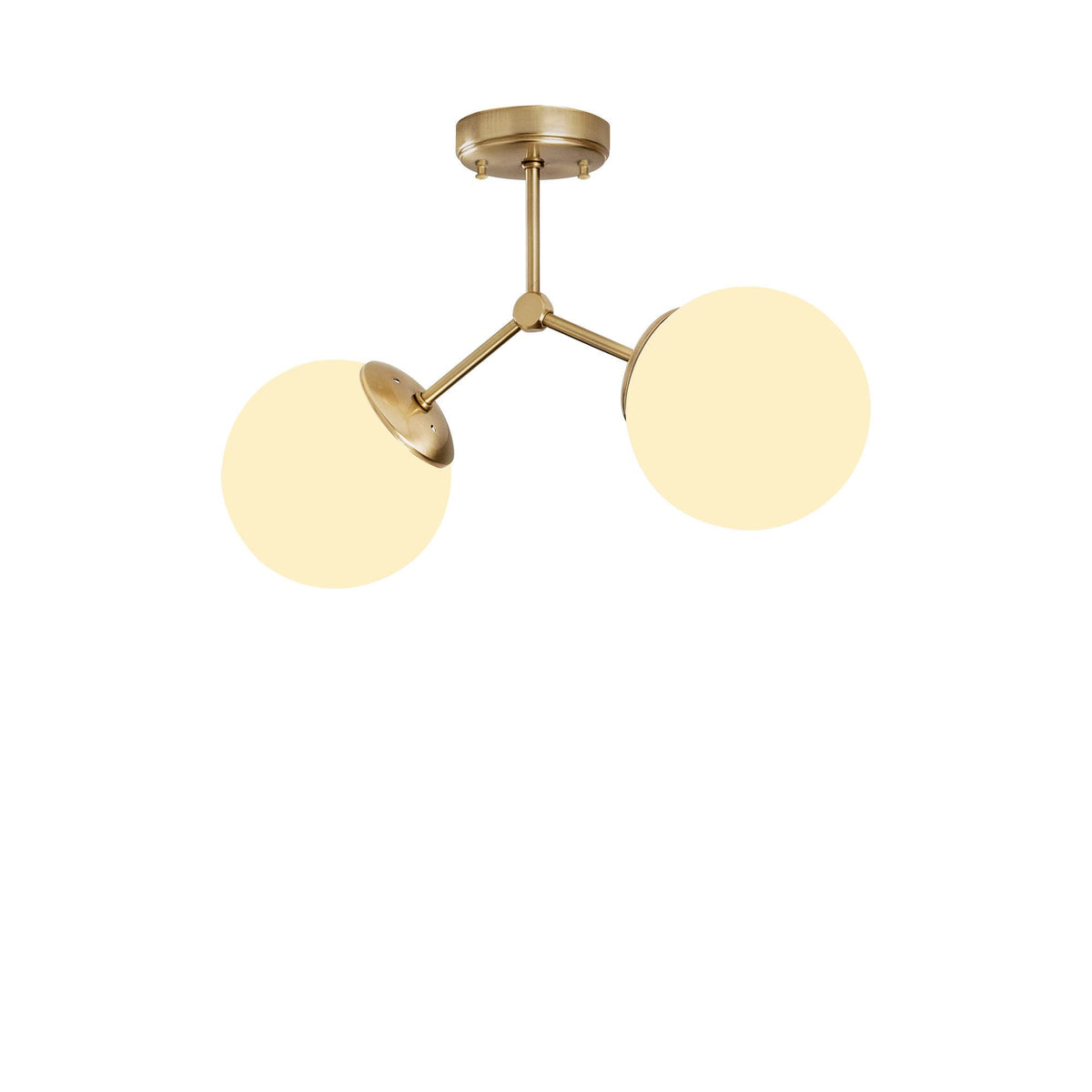 Damar Deckenleuchte - Gelb Weiss in Gelb Weiss präsentiert im Onlineshop von KAQTU Design AG. Deckenleuchte ist von Opviq