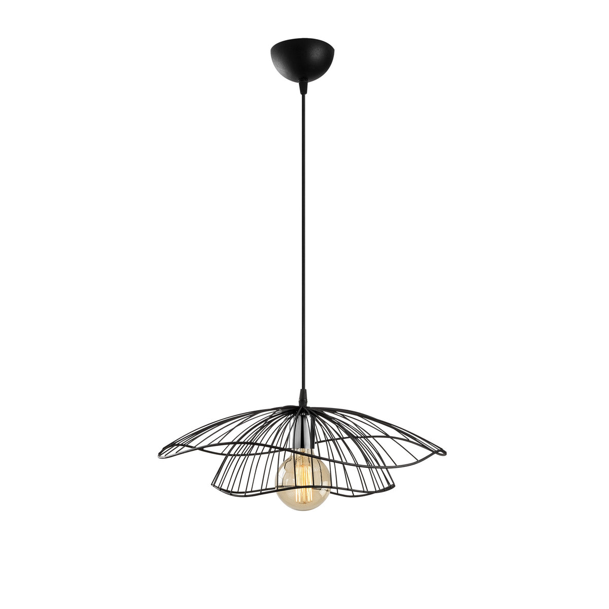 Tel Pendellampe - Schwarz in Schwarz präsentiert im Onlineshop von KAQTU Design AG. Pendelleuchte ist von Opviq