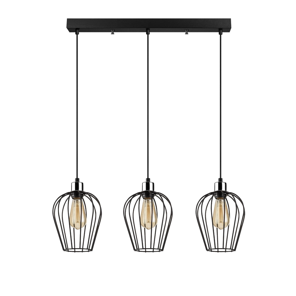 Tel Pendellampe - Schwarz in Schwarz präsentiert im Onlineshop von KAQTU Design AG. Pendelleuchte ist von Opviq
