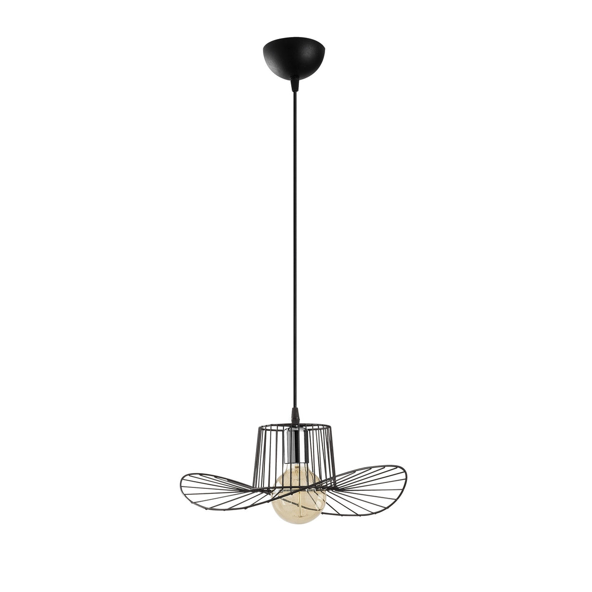 Tel Pendellampe - Schwarz in Schwarz präsentiert im Onlineshop von KAQTU Design AG. Pendelleuchte ist von Opviq