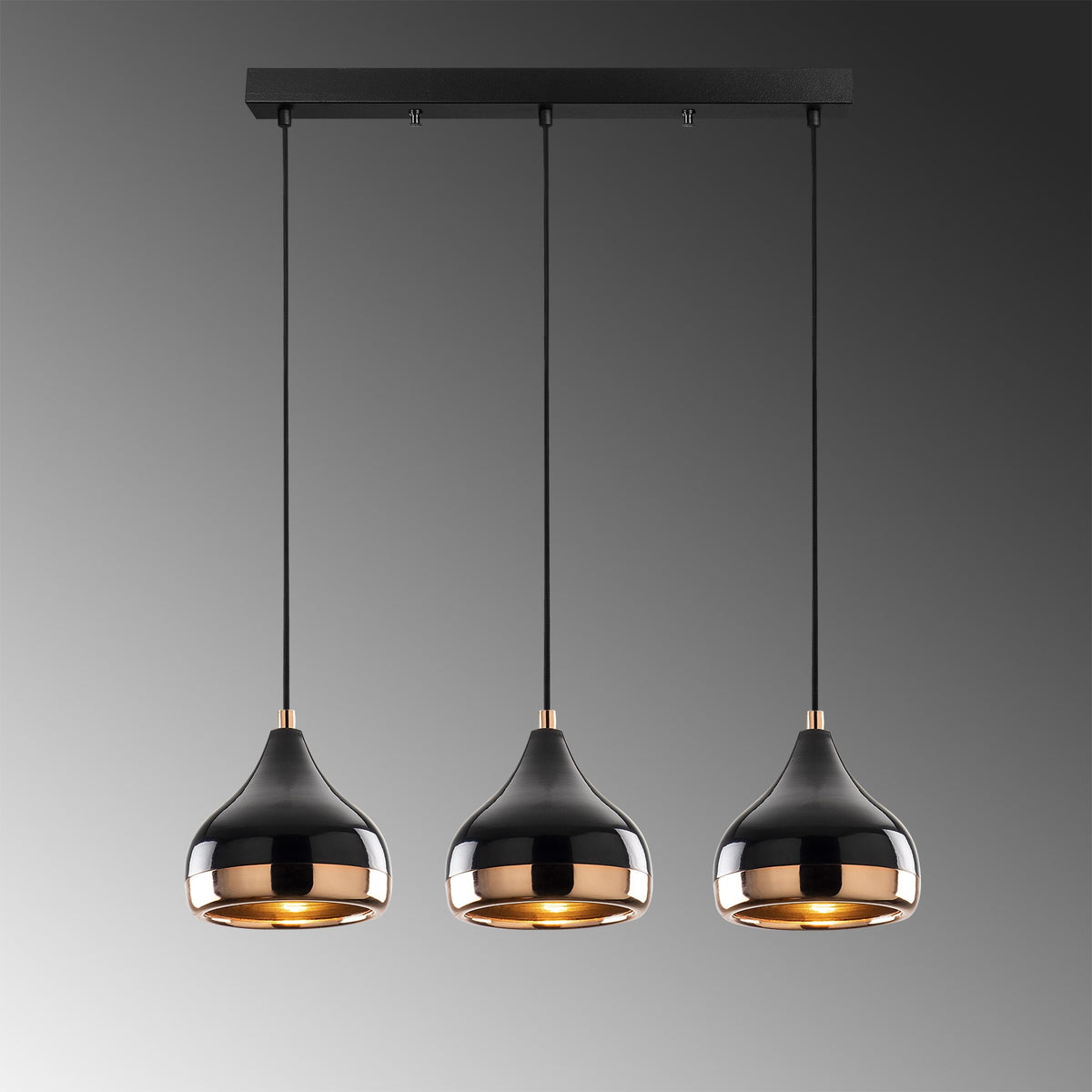 Yıldo Pendellampe - Schwarz
 Kupfer in Schwarz
 Kupfer präsentiert im Onlineshop von KAQTU Design AG. Pendelleuchte ist von Opviq
