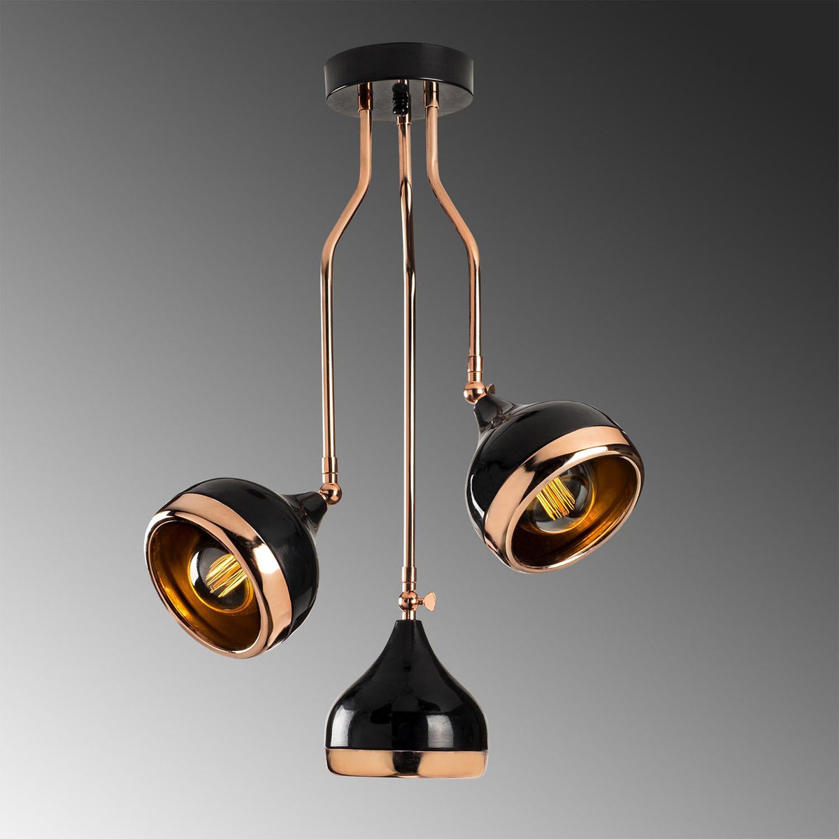 Yıldo Pendellampe - Schwarz
 Kupfer in Schwarz
 Kupfer präsentiert im Onlineshop von KAQTU Design AG. Pendelleuchte ist von Opviq