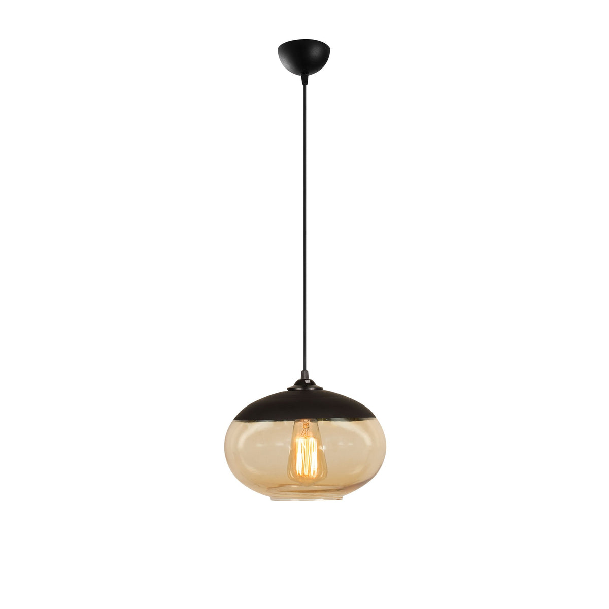 Camini Pendellampe - Schwarzer Honig in Schwarzer Honig präsentiert im Onlineshop von KAQTU Design AG. Pendelleuchte ist von Opviq