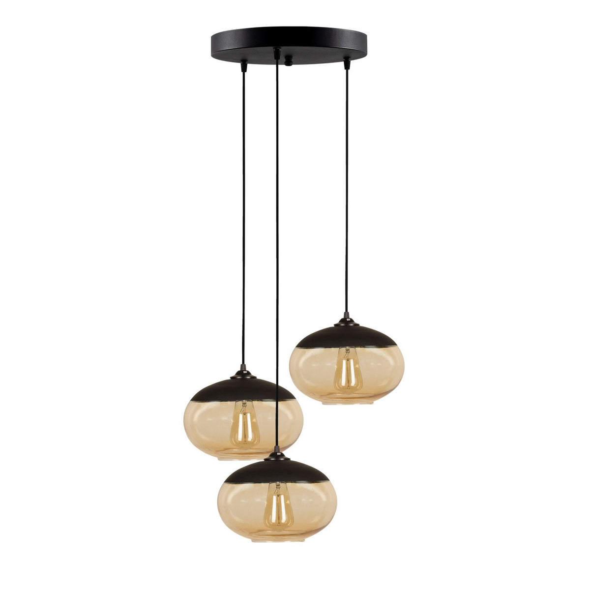 Camini Pendellampe - Schwarzer Honig in Schwarzer Honig präsentiert im Onlineshop von KAQTU Design AG. Pendelleuchte ist von Opviq