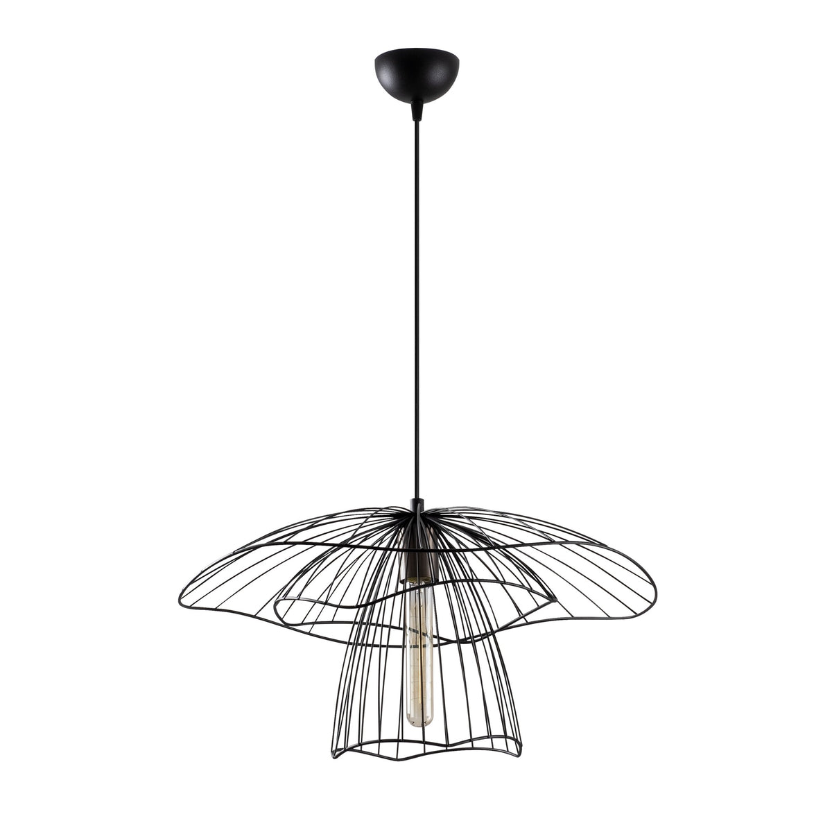 Tel Pendellampe - Schwarz in Schwarz präsentiert im Onlineshop von KAQTU Design AG. Pendelleuchte ist von Opviq