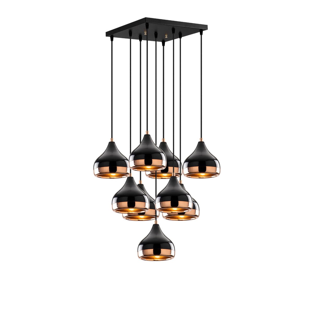 Yıldo Pendellampe - Schwarz in Schwarz präsentiert im Onlineshop von KAQTU Design AG. Pendelleuchte ist von Opviq