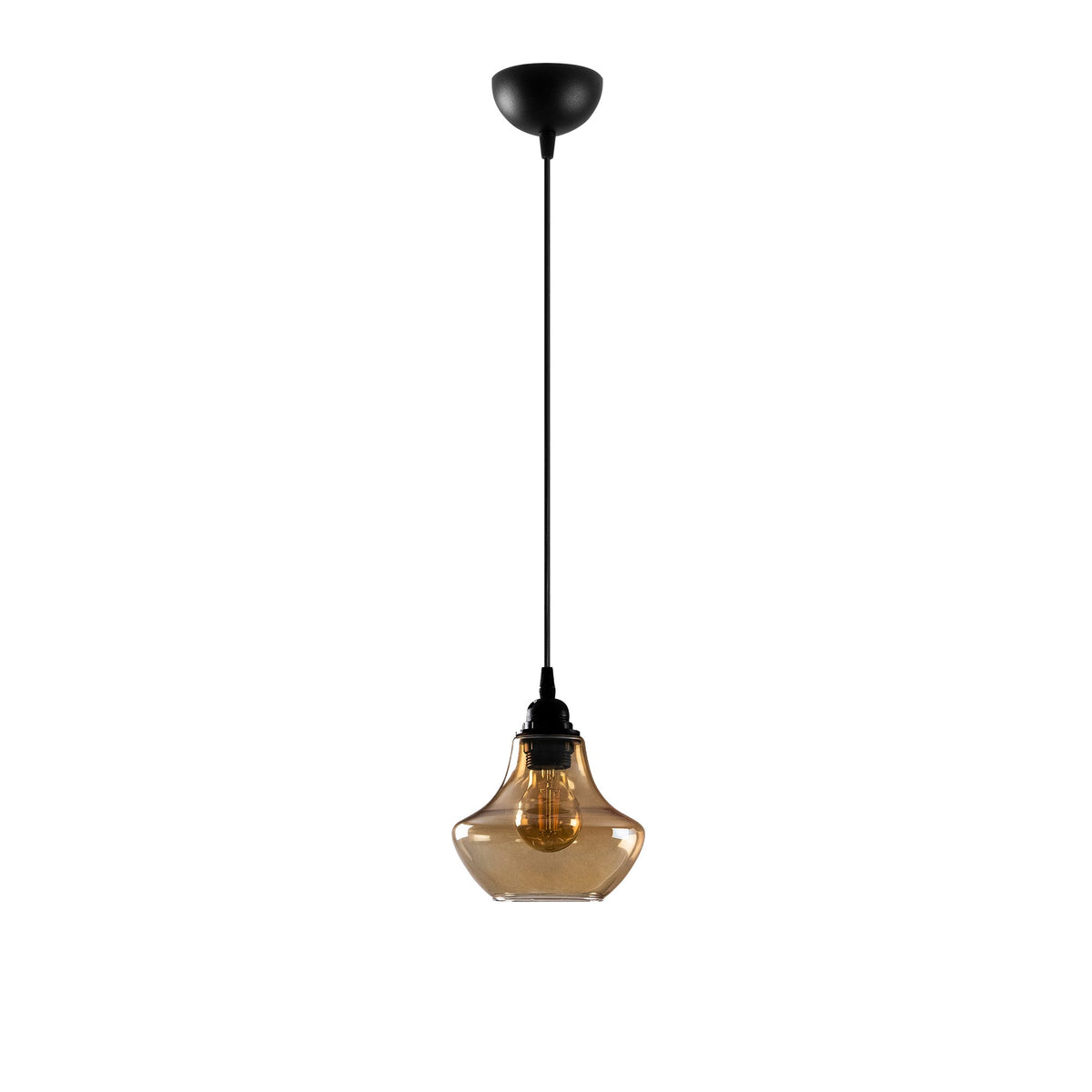Gold Pendellampe - Gold
 Schwarz in Gold
 Schwarz präsentiert im Onlineshop von KAQTU Design AG. Pendelleuchte ist von Opviq