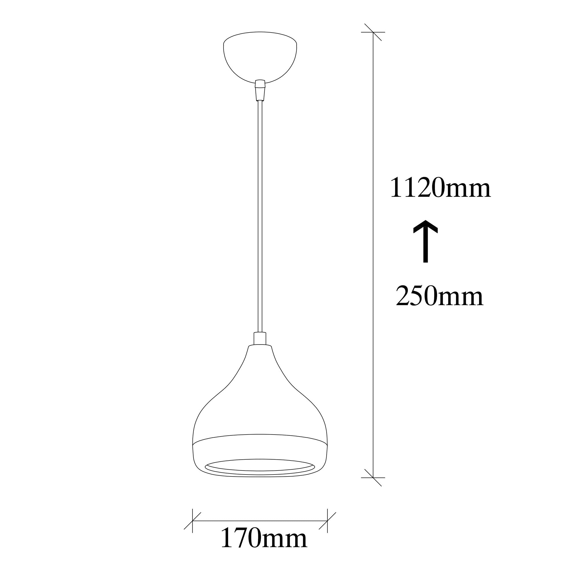 Yıldo Pendant lampe - blanc