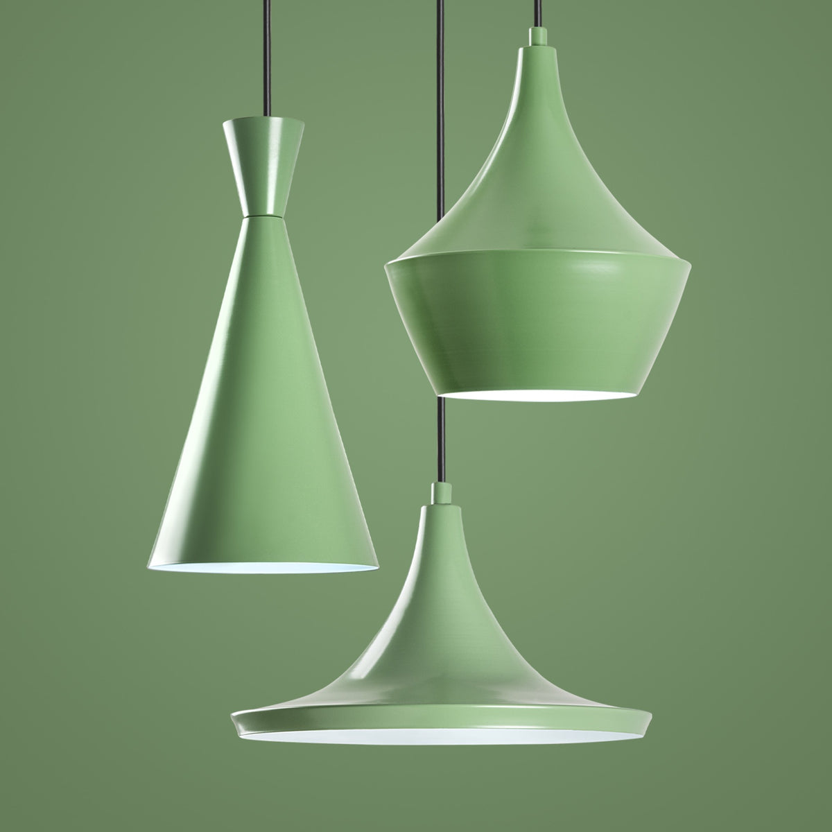 Tom Pendellampe - Minze in Minze präsentiert im Onlineshop von KAQTU Design AG. Pendelleuchte ist von Opviq
