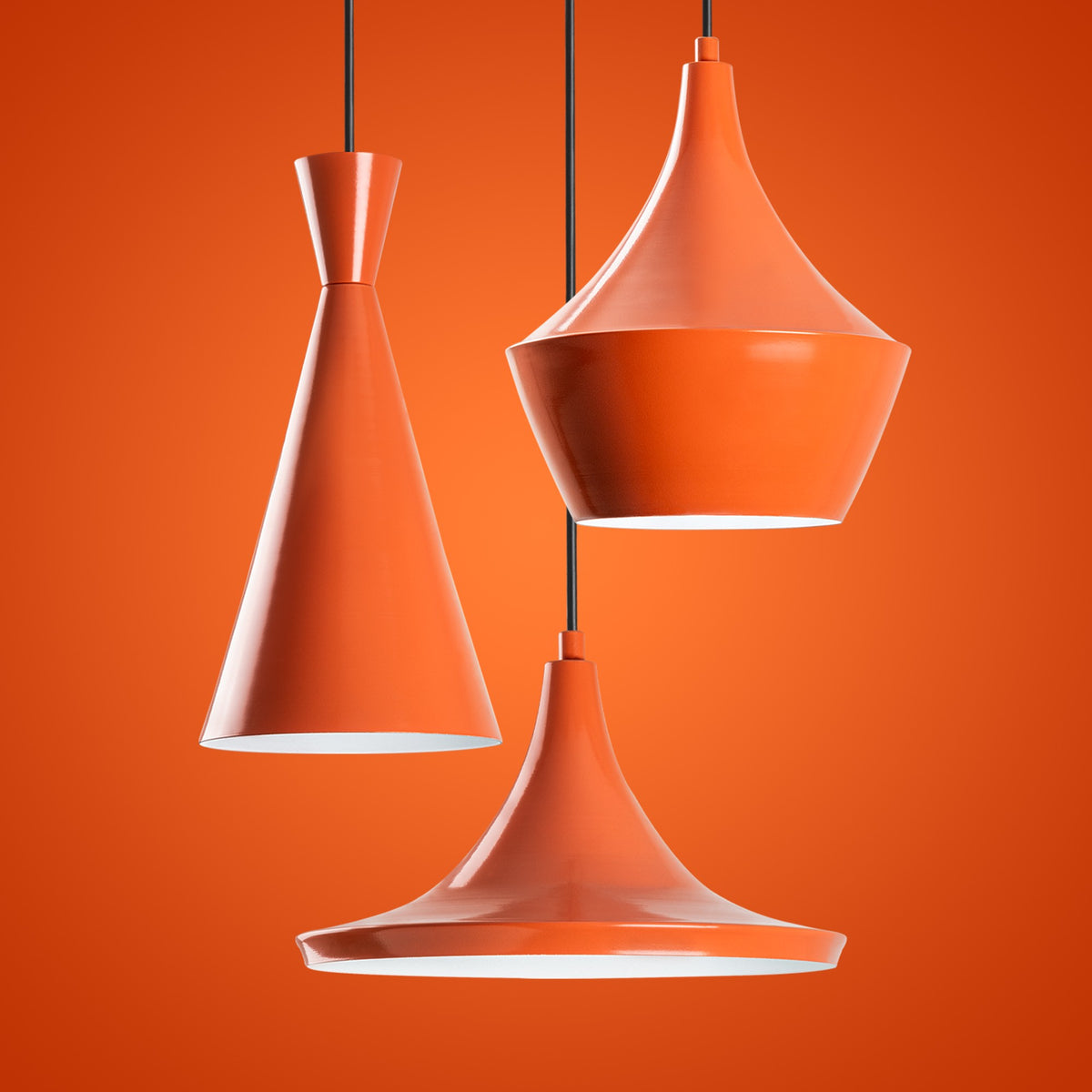 Tom Pendellampe - Orange in Orange präsentiert im Onlineshop von KAQTU Design AG. Pendelleuchte ist von Opviq