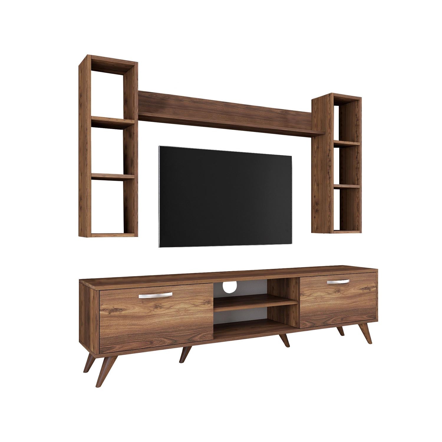 M5 - 240 in Walnuss präsentiert im Onlineshop von KAQTU Design AG. TV-Möbel ist von Hanah Home