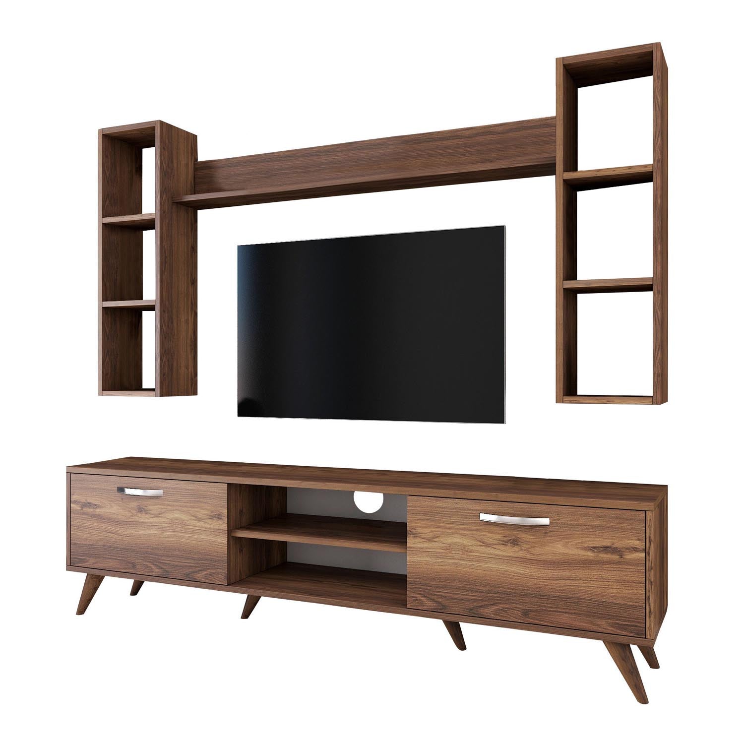 M5 - 240 in Walnuss präsentiert im Onlineshop von KAQTU Design AG. TV-Möbel ist von Hanah Home