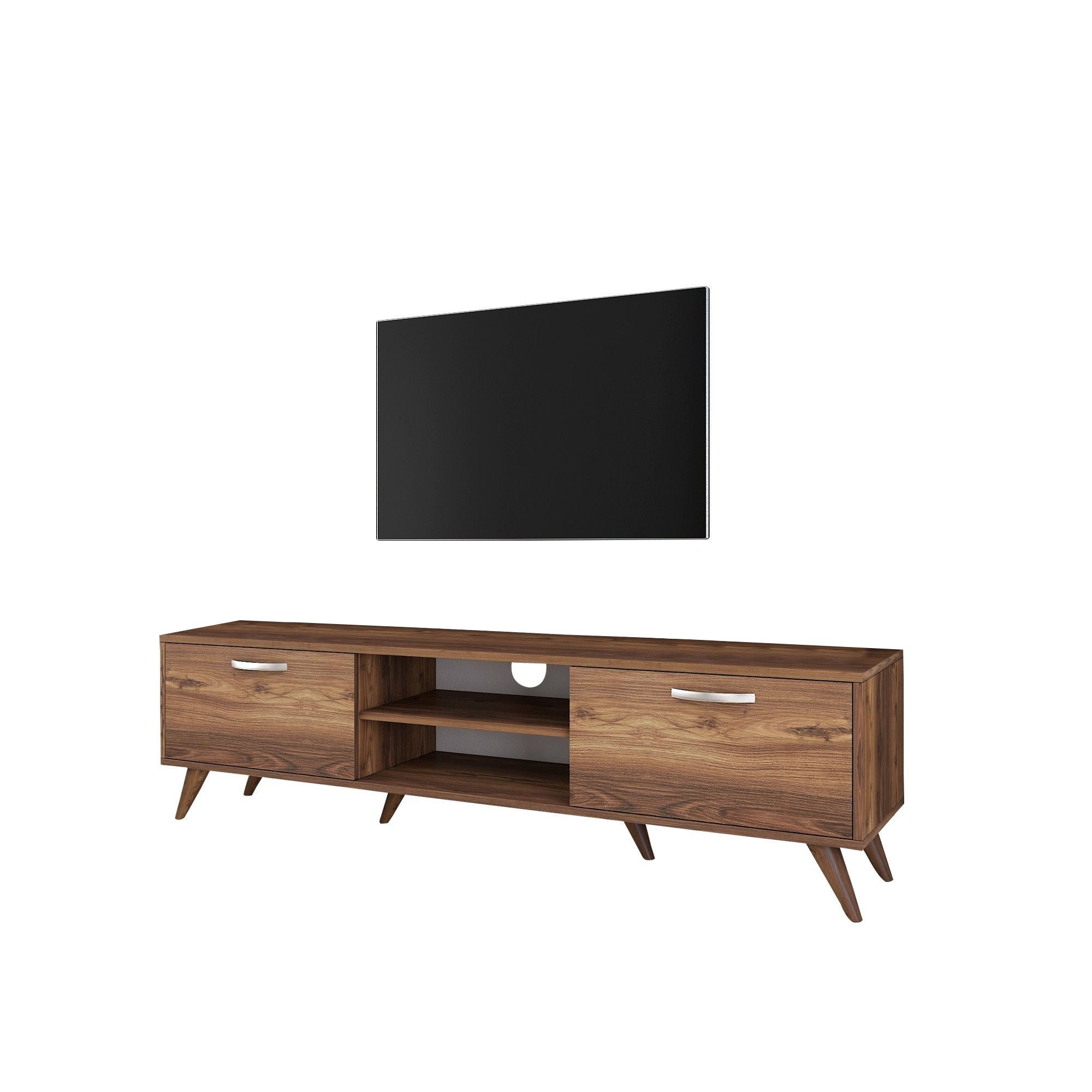 A9 - 221 in Walnuss präsentiert im Onlineshop von KAQTU Design AG. Sideboard ist von Hanah Home