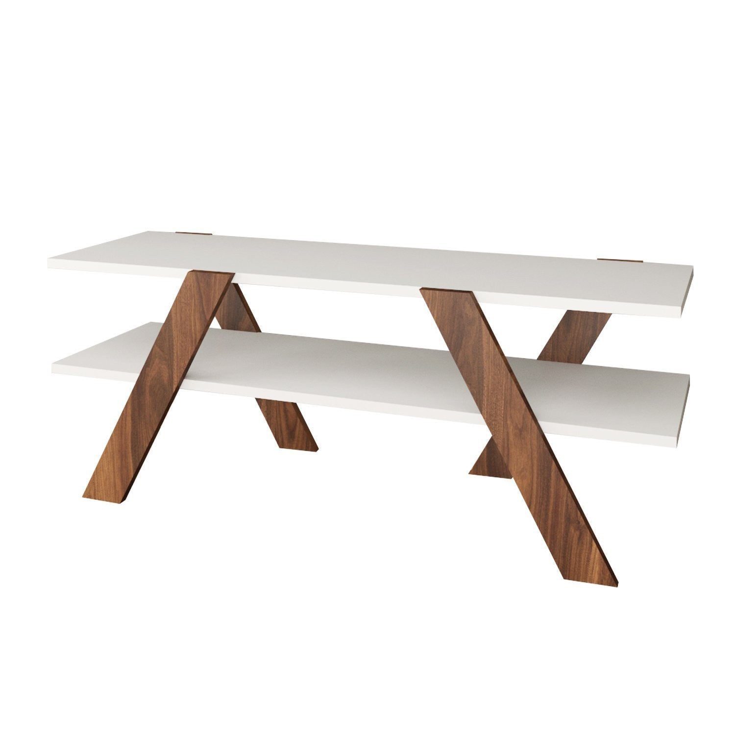 Basic - 146 in Weisser Walnuss präsentiert im Onlineshop von KAQTU Design AG. Sideboard ist von Hanah Home