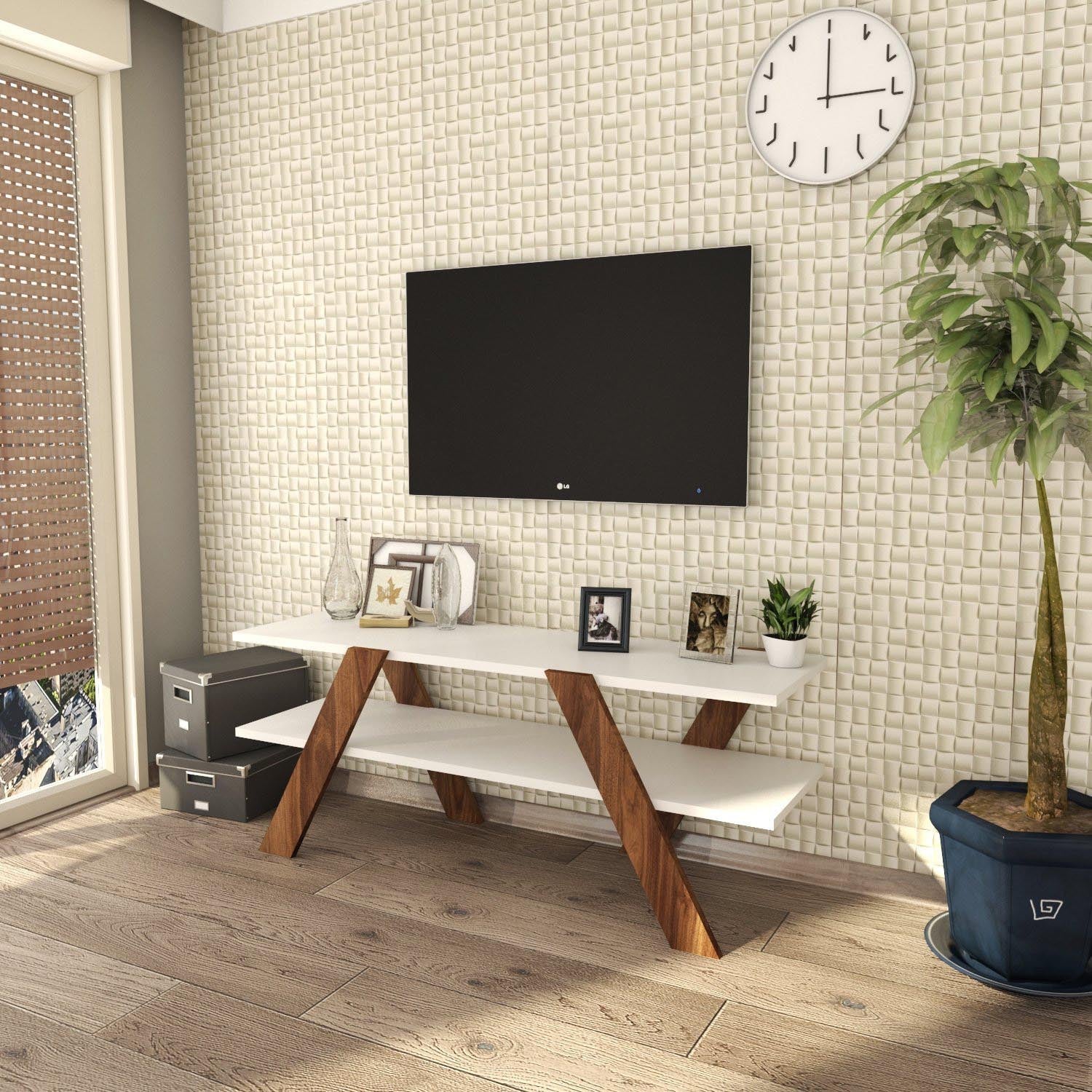Basic - 146 in Weisser Walnuss präsentiert im Onlineshop von KAQTU Design AG. Sideboard ist von Hanah Home
