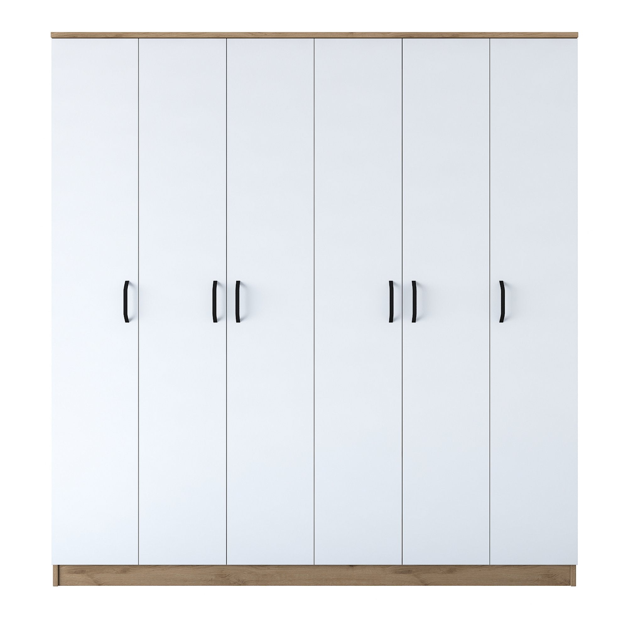 BA114 - 2274 in Walnuss Weiss präsentiert im Onlineshop von KAQTU Design AG. Garderobe ist von Hanah Home