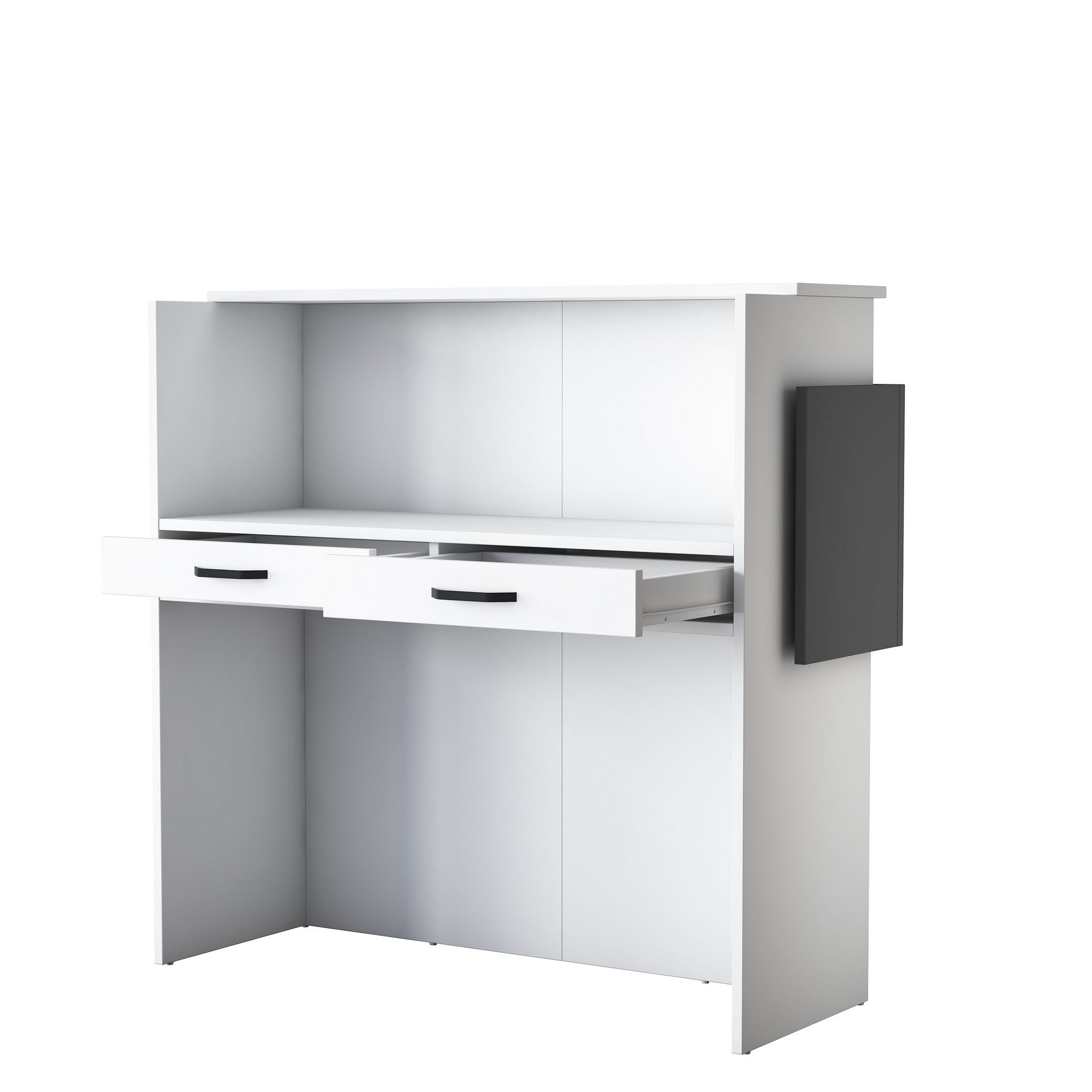 MA102 - 2929 in Weiss
 Anthrazit präsentiert im Onlineshop von KAQTU Design AG. Empfangsdesk ist von Hanah Home
