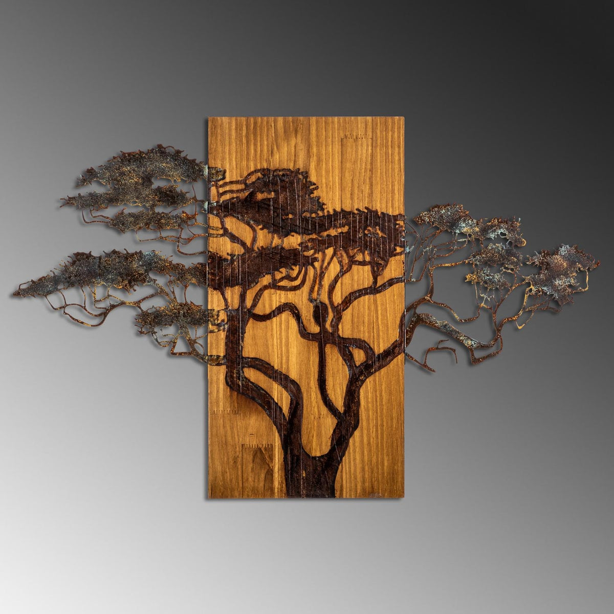 Acacia Tree Wanddeko - Mehrfarbig in Mehrfarbig präsentiert im Onlineshop von KAQTU Design AG. Wanddeko ist von Wallity